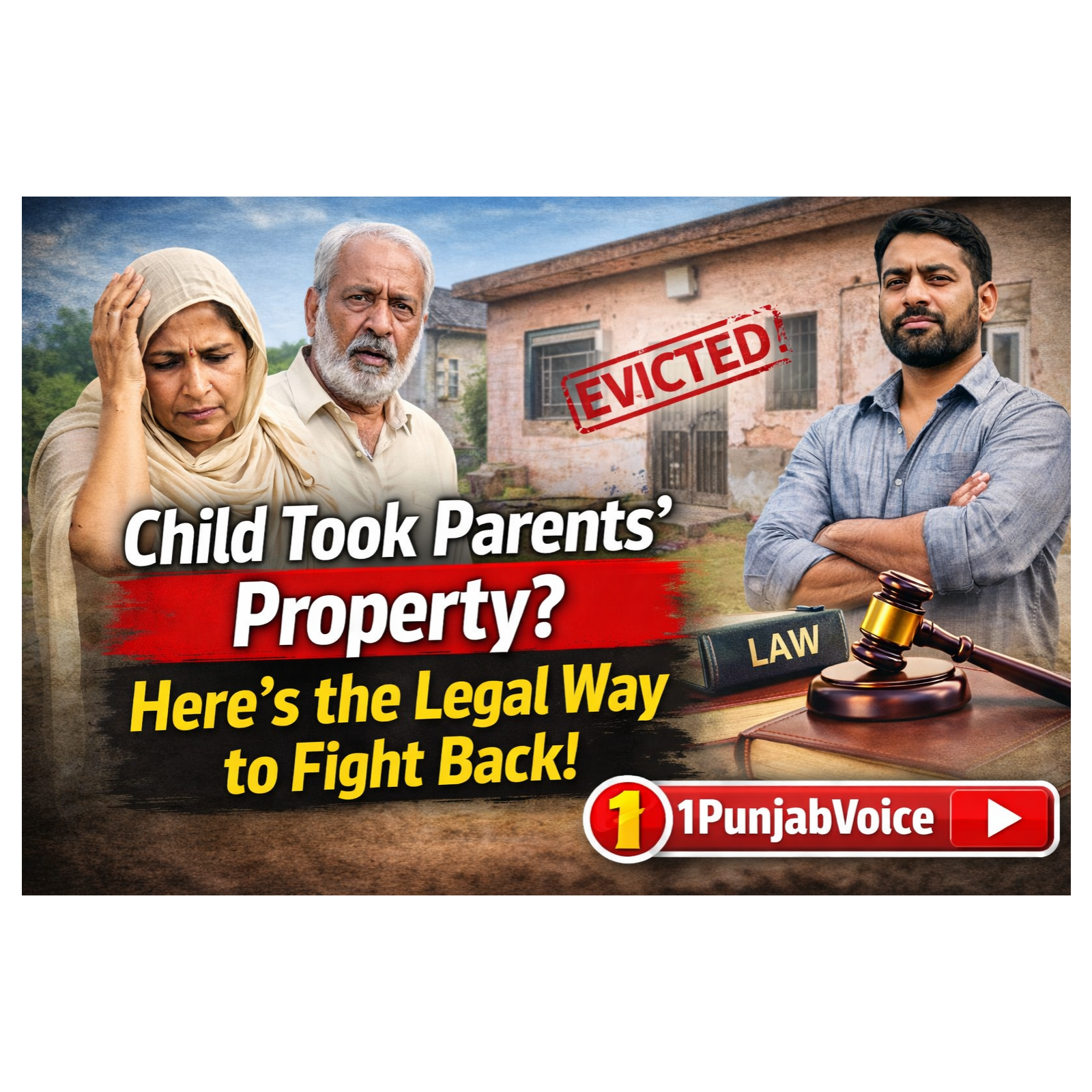 ਕੀ ਔਲਾਦ ਨੇ ਮਾਪਿਆਂ ਦੀ ਜਾਇਦਾਦ ਹੜਪ ਲਈ ਅਤੇ ਘਰੋਂ ਕੱਢ ਦਿੱਤਾ ਹੈ ? ਜਾਣੋ ਕਾਨੂੰਨੀ ਹੱਲ !Property Fraud by Children? Legal Help for Parents in India!