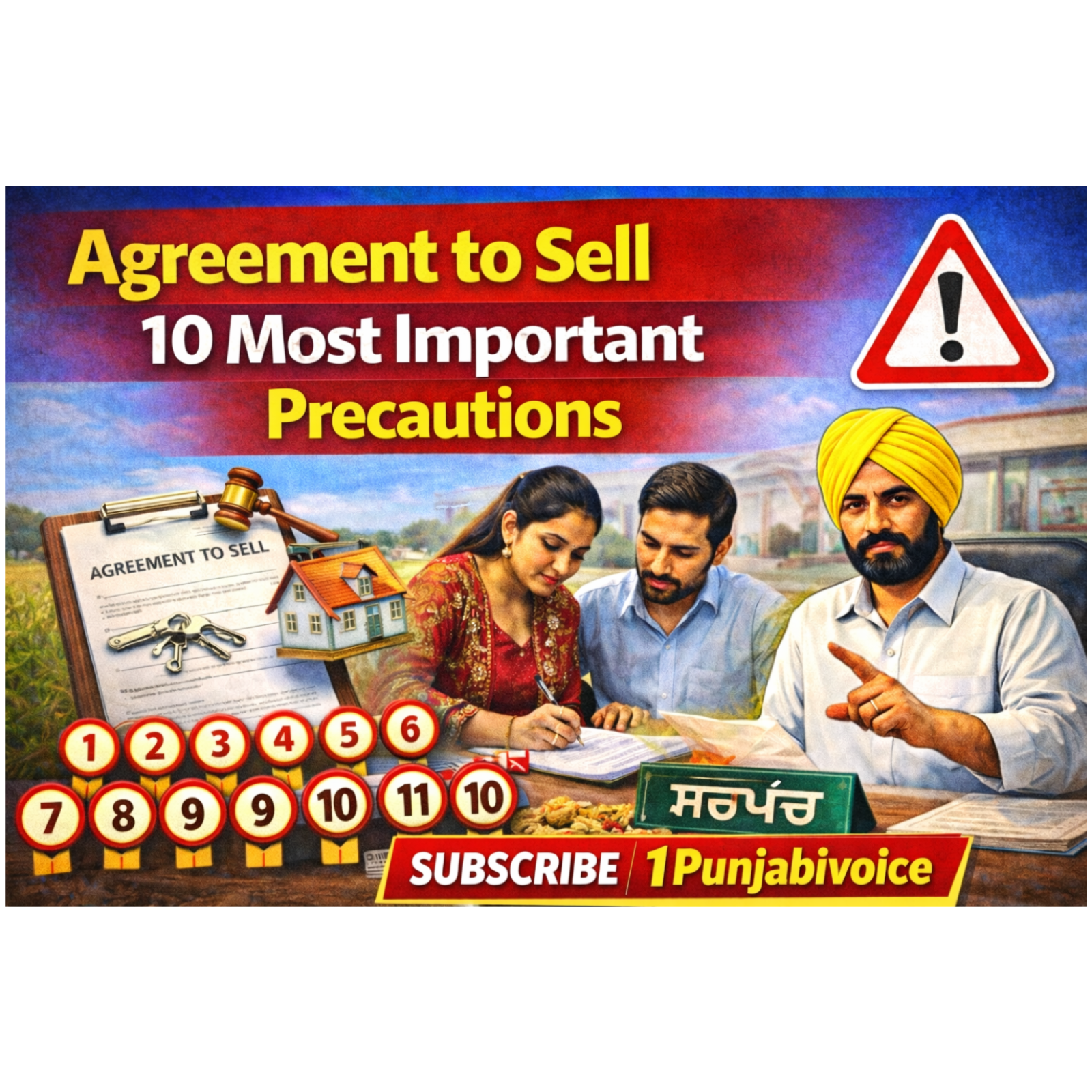 Agreement to Sell (ਬਿਆਨਾ) ਲਿਖਦੇ ਸਮੇਂ ਇਹ 10 ਗਲਤੀਆਂ ਨਾ ਕਰੋ