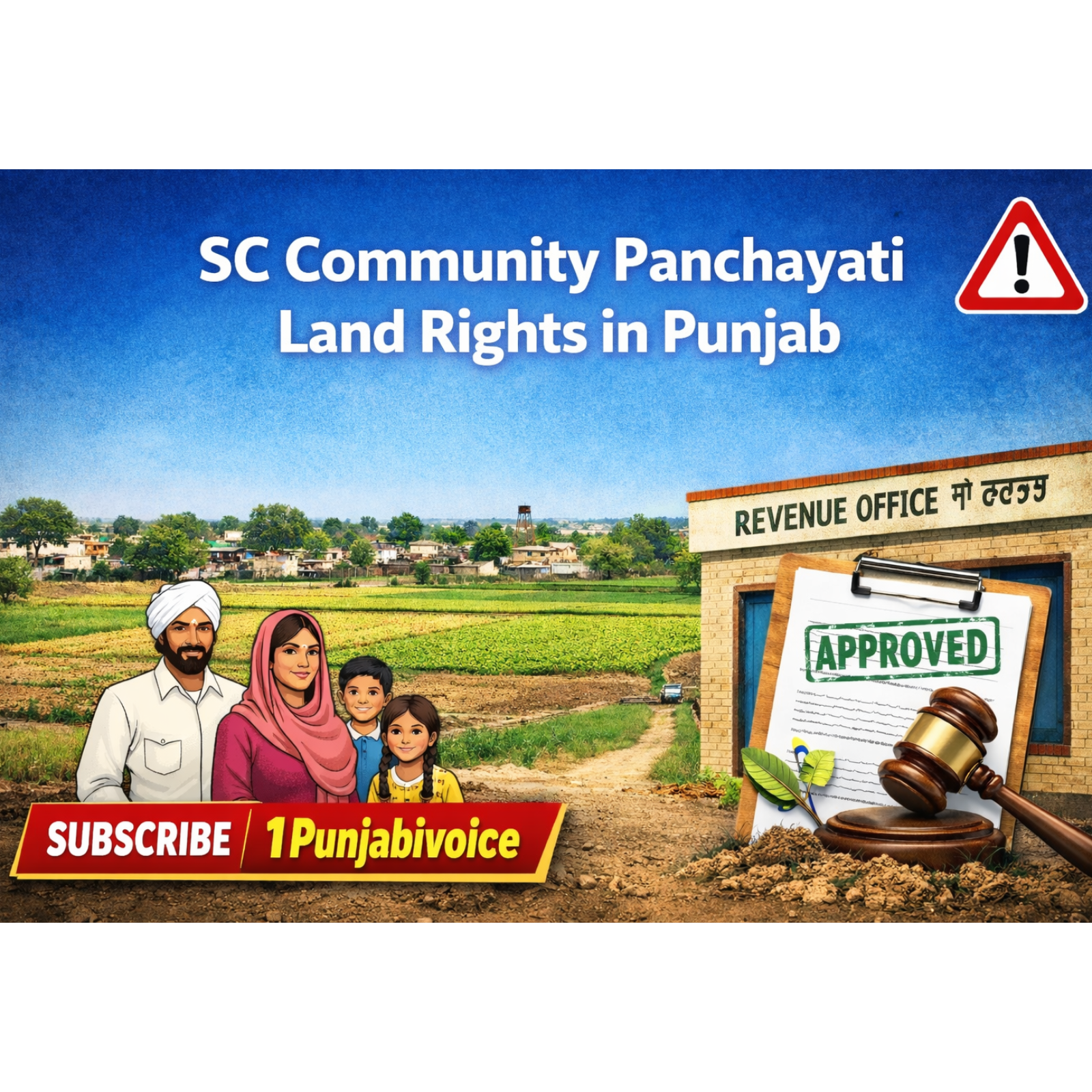 ਐਸ.ਸੀ. (SC) ਭਾਈਚਾਰੇ ਲਈ ਪੰਚਾਇਤੀ ਜ਼ਮੀਨ ਦਾ ਰਾਖਵਾਂਕਰਨ।SC Community Panchayati Land Rights in Punjab