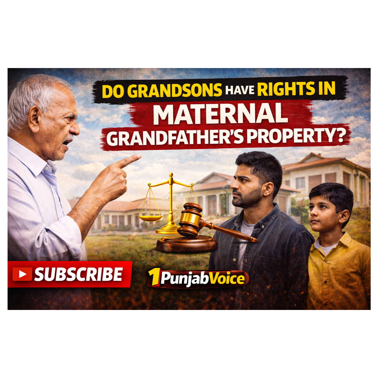 ਨਾਨਕਿਆਂ’ ਦੀ ਜ਼ਮੀਨ ਵਿੱਚ ‘ਦੋਹਤਿਆਂ’ ਦੇ ਹੱਕ | Do Grandsons Have Rights in Maternal Grandfather’s Property?