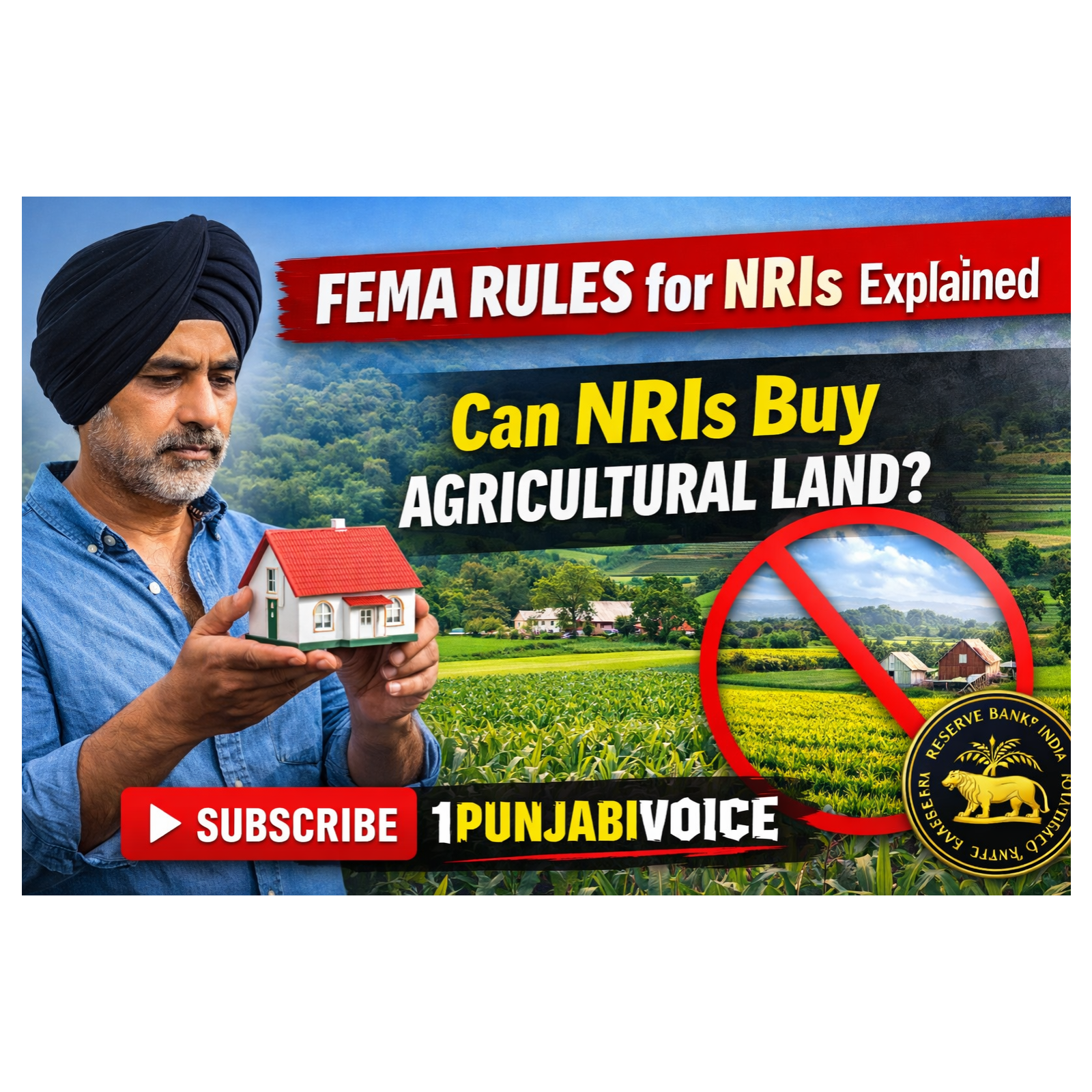 NRI ਵਲੋਂ ਜ਼ਮੀਨ ਖਰੀਦਣ ਵੇਲੇ FEMA ਦੇ ਨਿਯਮ   |  NRI Buying Property in India | FEMA Rules for NRIs Explained |