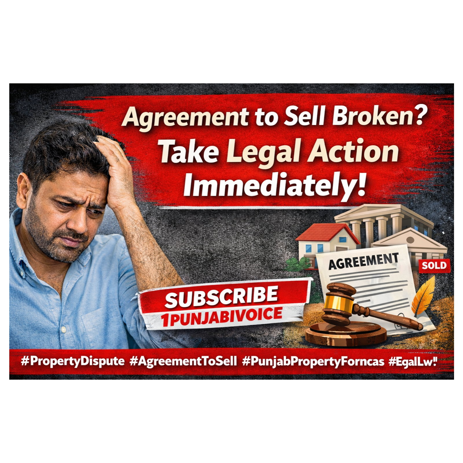 ਜ਼ਮੀਨ ਦਾ ਬਿਆਨਾ ਕਰਕੇ ਮੁੱਕਰ ਗਿਆ? ਆਪਣੇ ਕਾਨੂੰਨੀ ਹੱਕ ਤੁਰੰਤ ਜਾਣੋ! | Agreement to Sell Broken? Act Now!