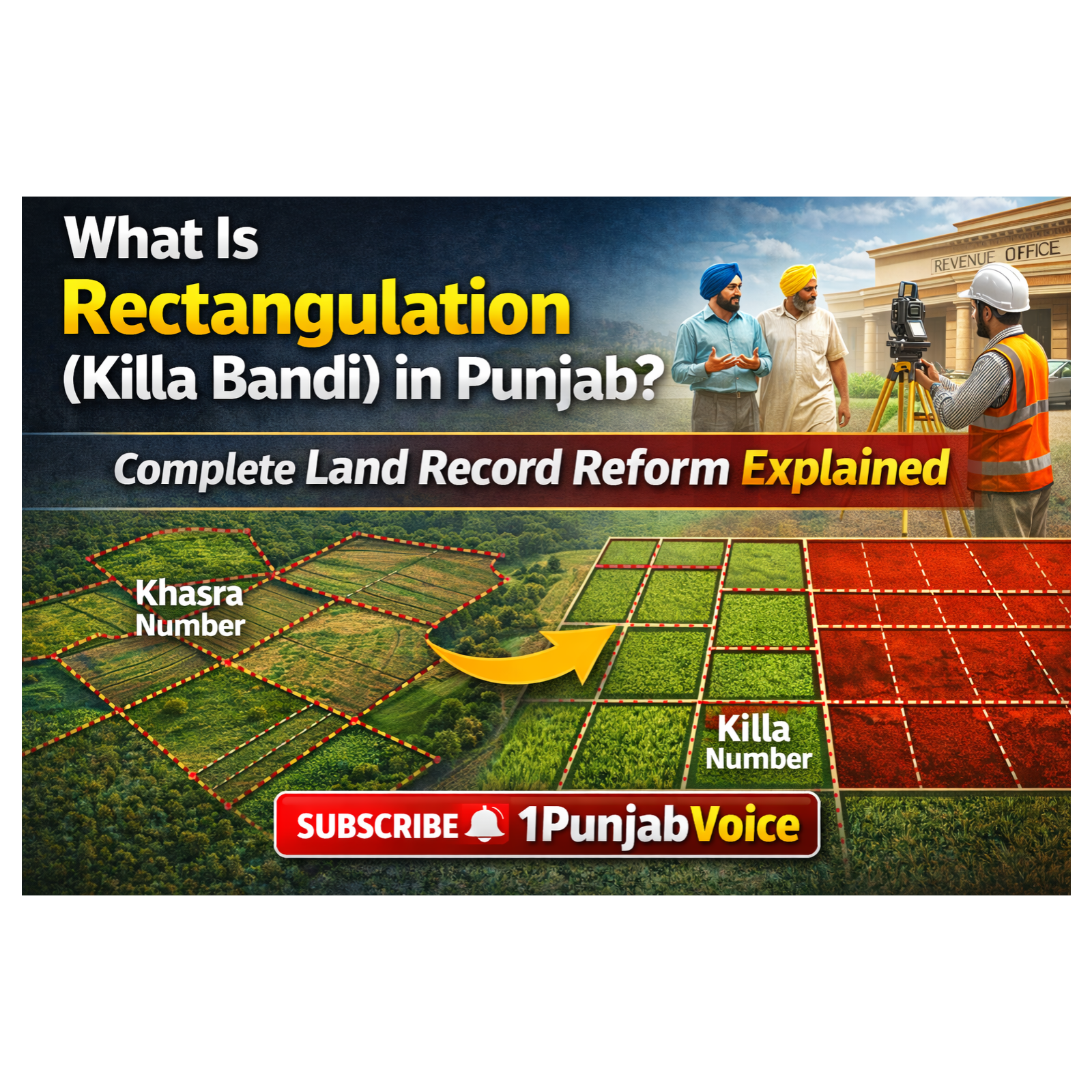 ਕਿਲ੍ਹਾ ਬੰਦੀ (Rectangulation) ਕੀ ਹੁੰਦੀ ਹੈ? | ਫਾਇਦੇ, ਨੁਕਸਾਨ ਤੇ Jamabandi ਦੀ ਤੁਲਨਾ