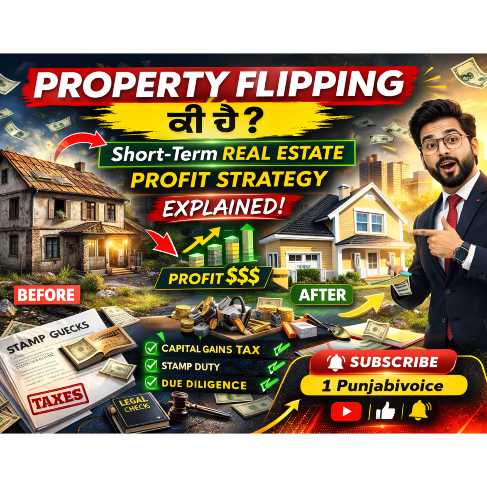 Property Flipping ਕੀ ਹੁੰਦੀ ਹੈ? | Property Flipping ਦੇ ਕਾਨੂੰਨੀ ਪੇਚੀਦਗੀਆਂ.