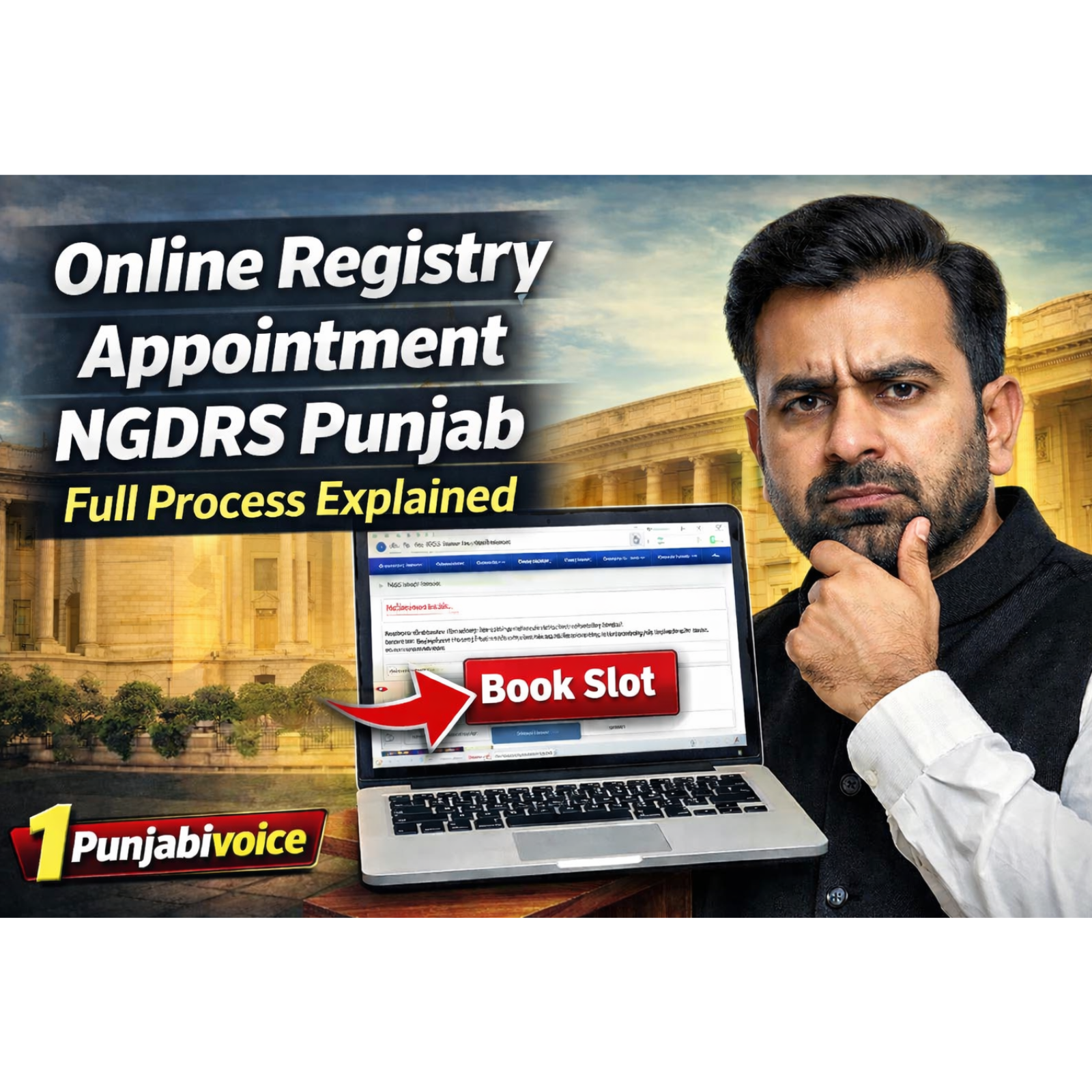 NGDRS Portal Appointment Booking Punjab | Property Registry Step by Step guide