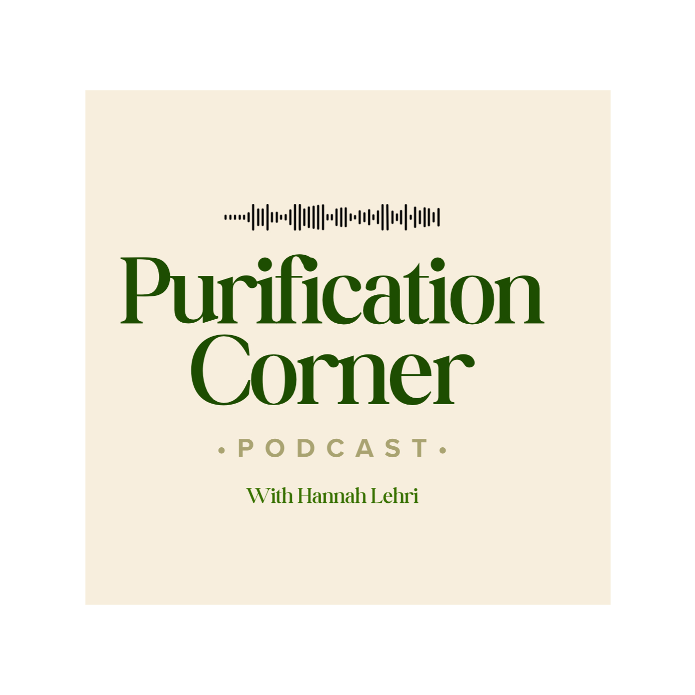 Purification Corner