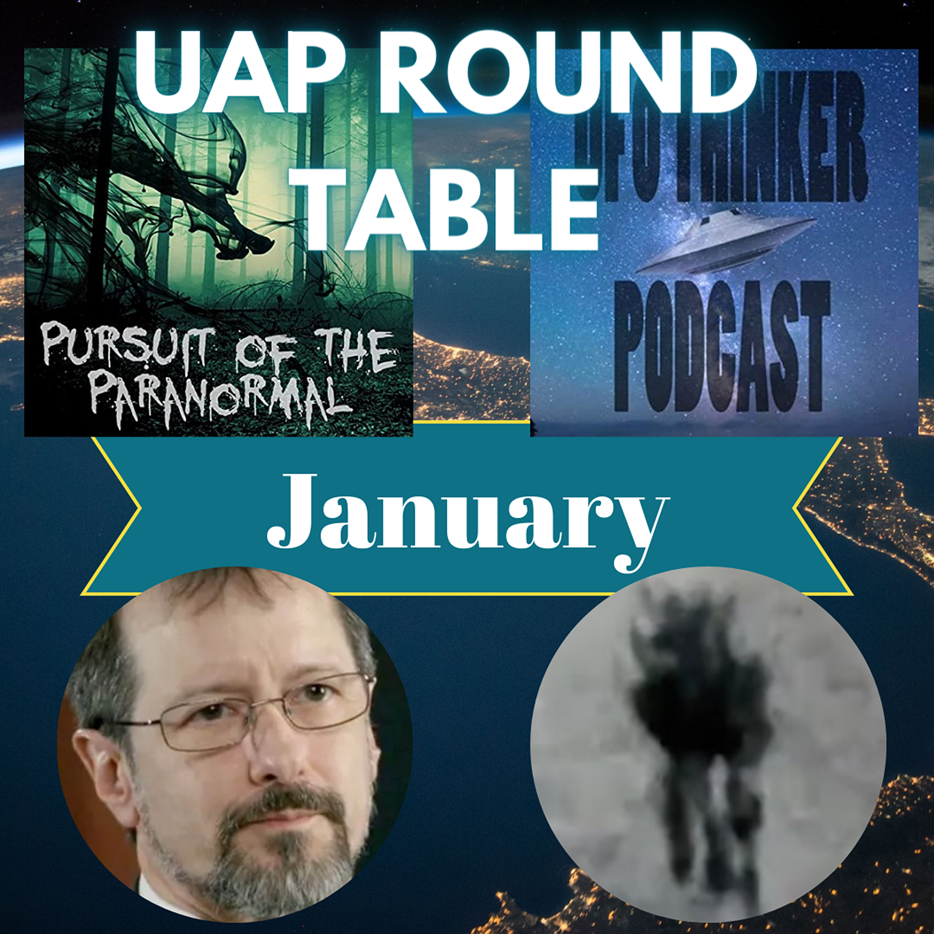 UAP Round Table - January 2024 - Jellyfish UFO, ICIG Briefing, Sean Kirkpatrick article, Wikipedia edits episode artwork