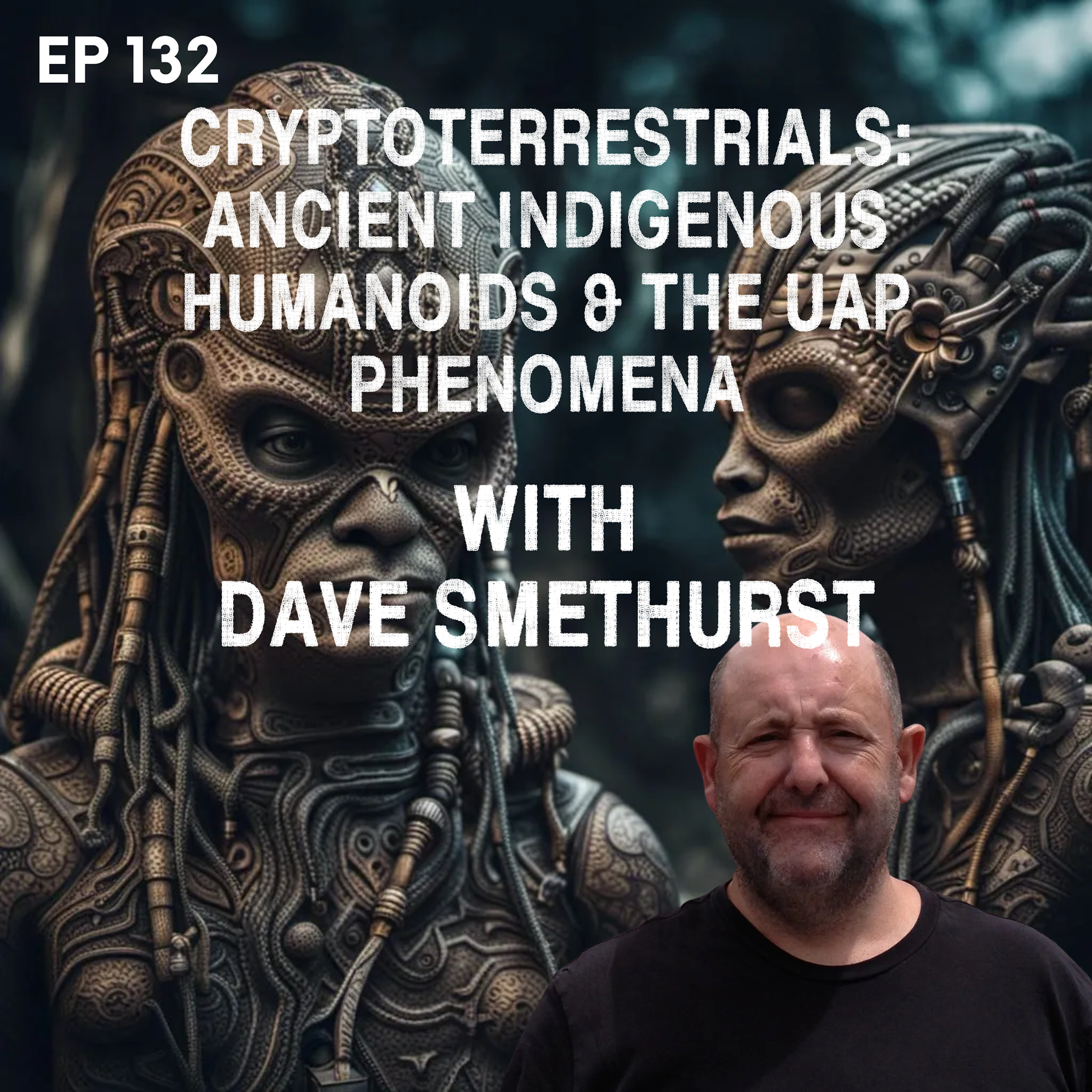 Ep 132 - Cryptoterrestrials: Ancient Indigenous Humanoids & the UAP Phenomena episode artwork
