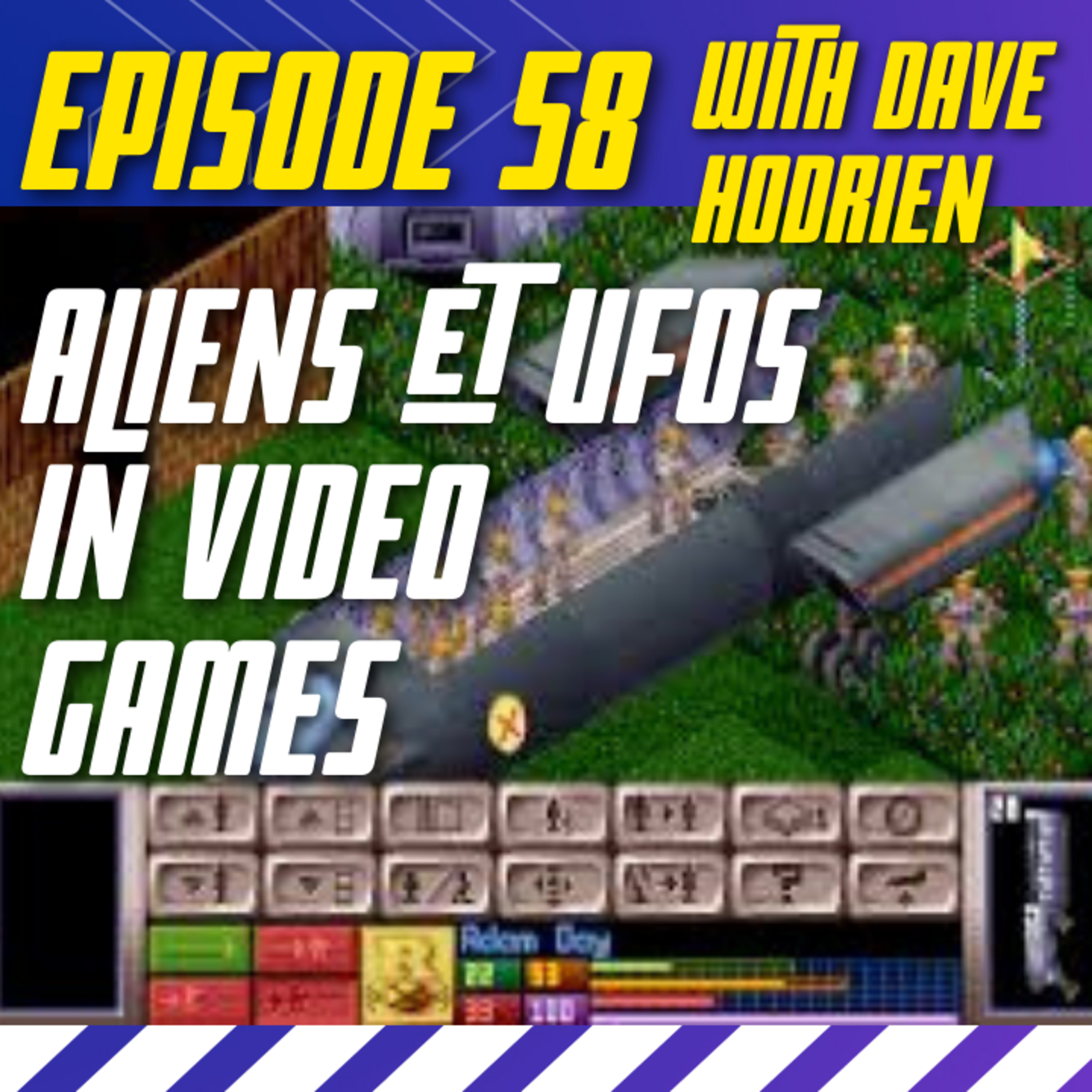 Ep 58 - Alien & UFO Representation in video games and gaming history episode artwork