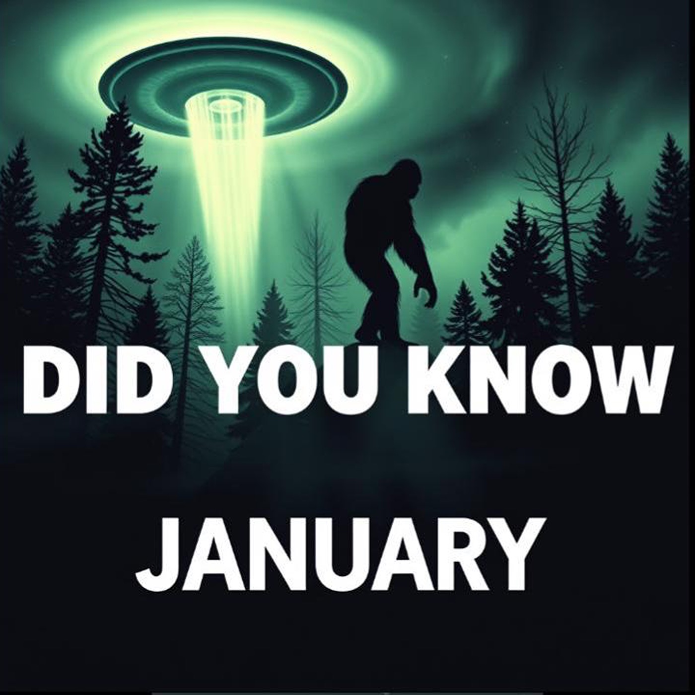 Did you know..? January - Our collection of daily shorts covering the paranormal, UAP's and high strangeness episode artwork