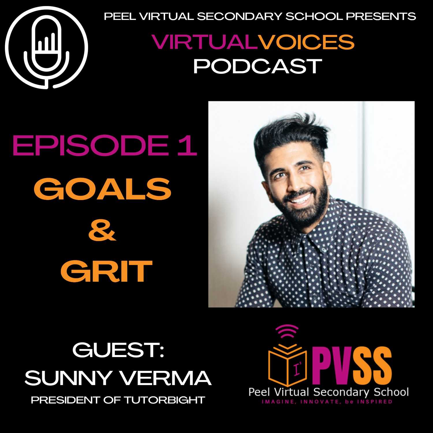 Virtual Voices: Episode 1 - Goals & Grit with Sunny Verma of TutorBright episode artwork