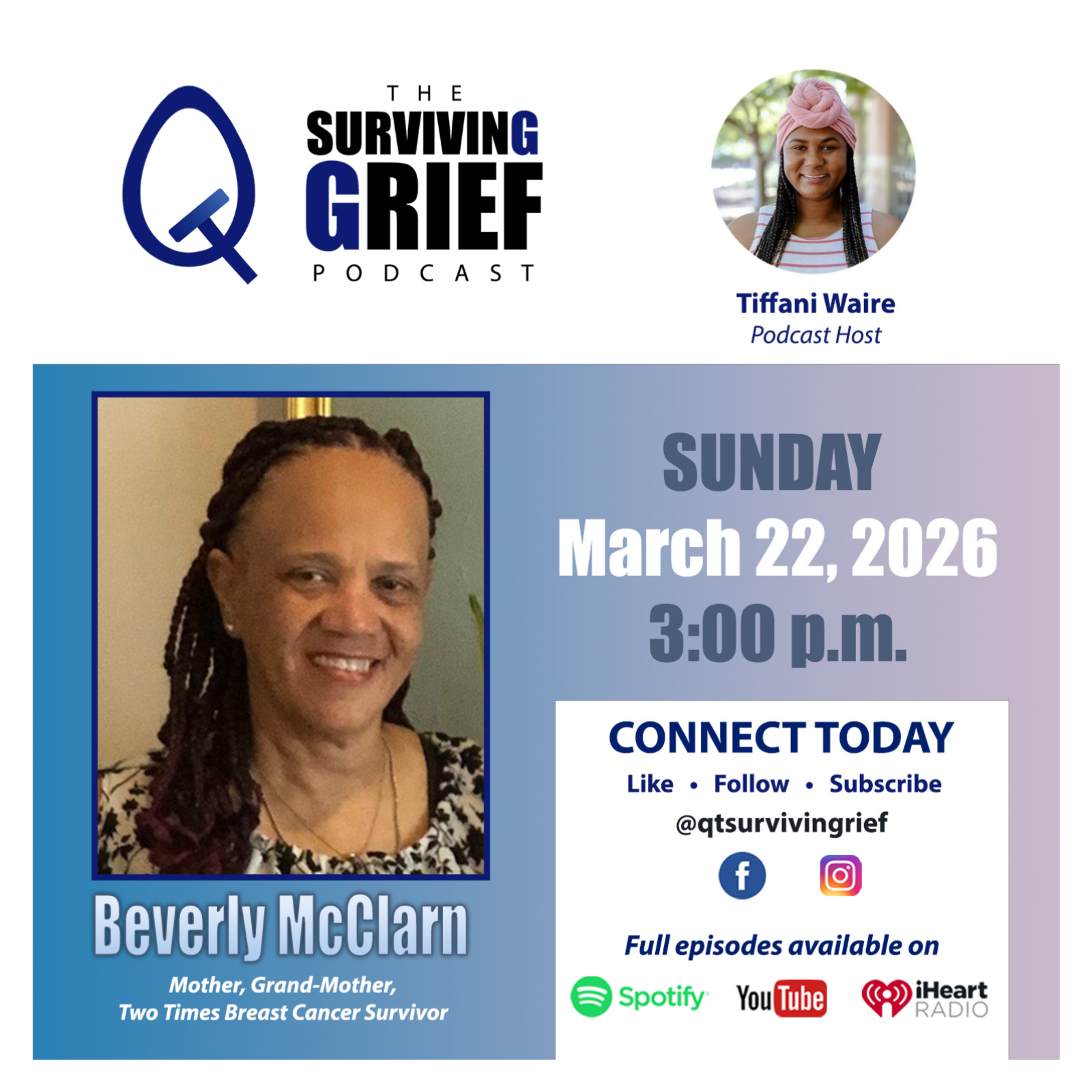 QT Surviving Grief Podcast: Beverly McClarn