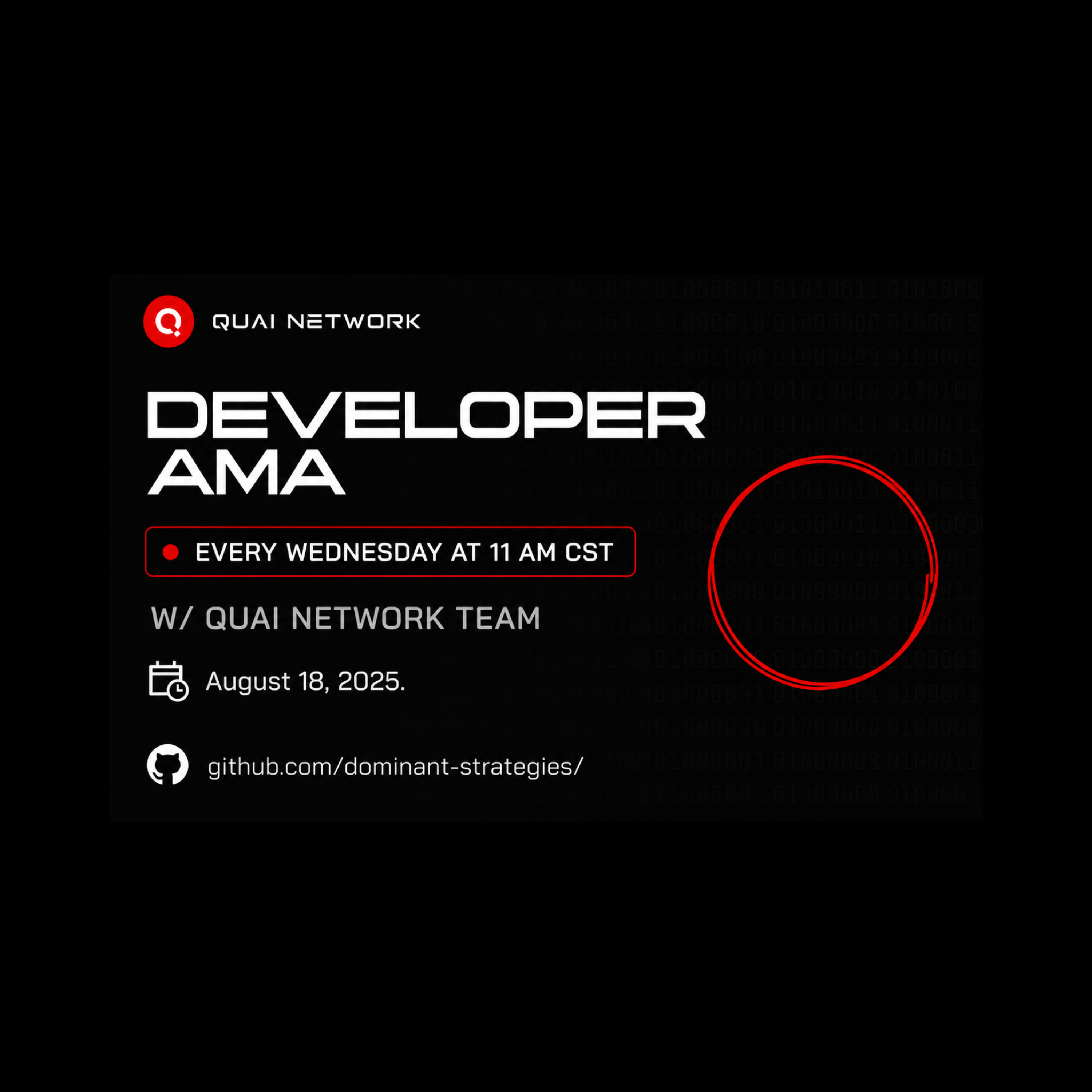 Aug 18, 2025 | Qual Network Developer Q&A – Quai Qi Controller Update | Quai Network X-Space AMA episode artwork