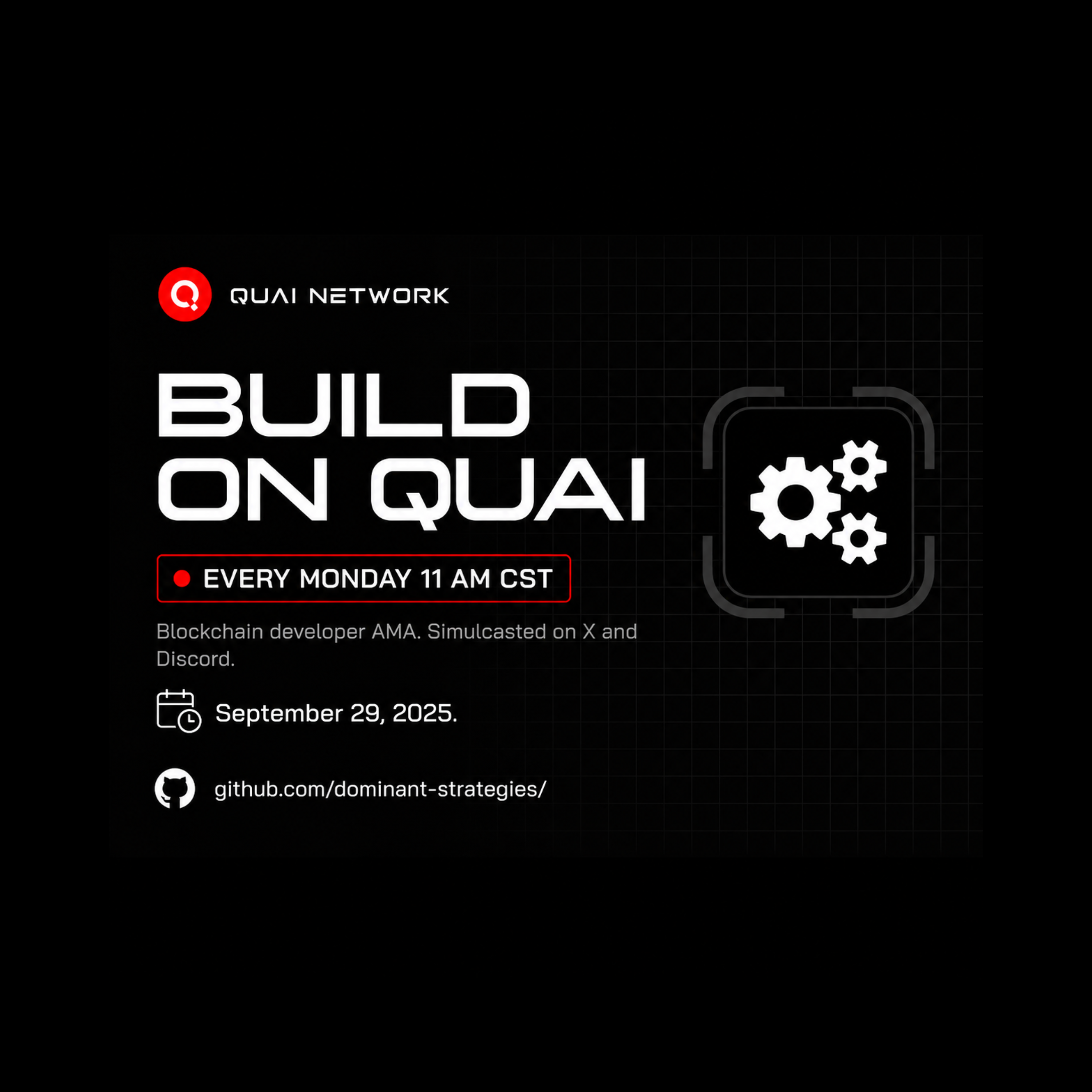 Sep 29, 2025 | EVM Blockchain Developer AMA with Quai Network Devs | Quai Network X-Space AMA  episode artwork