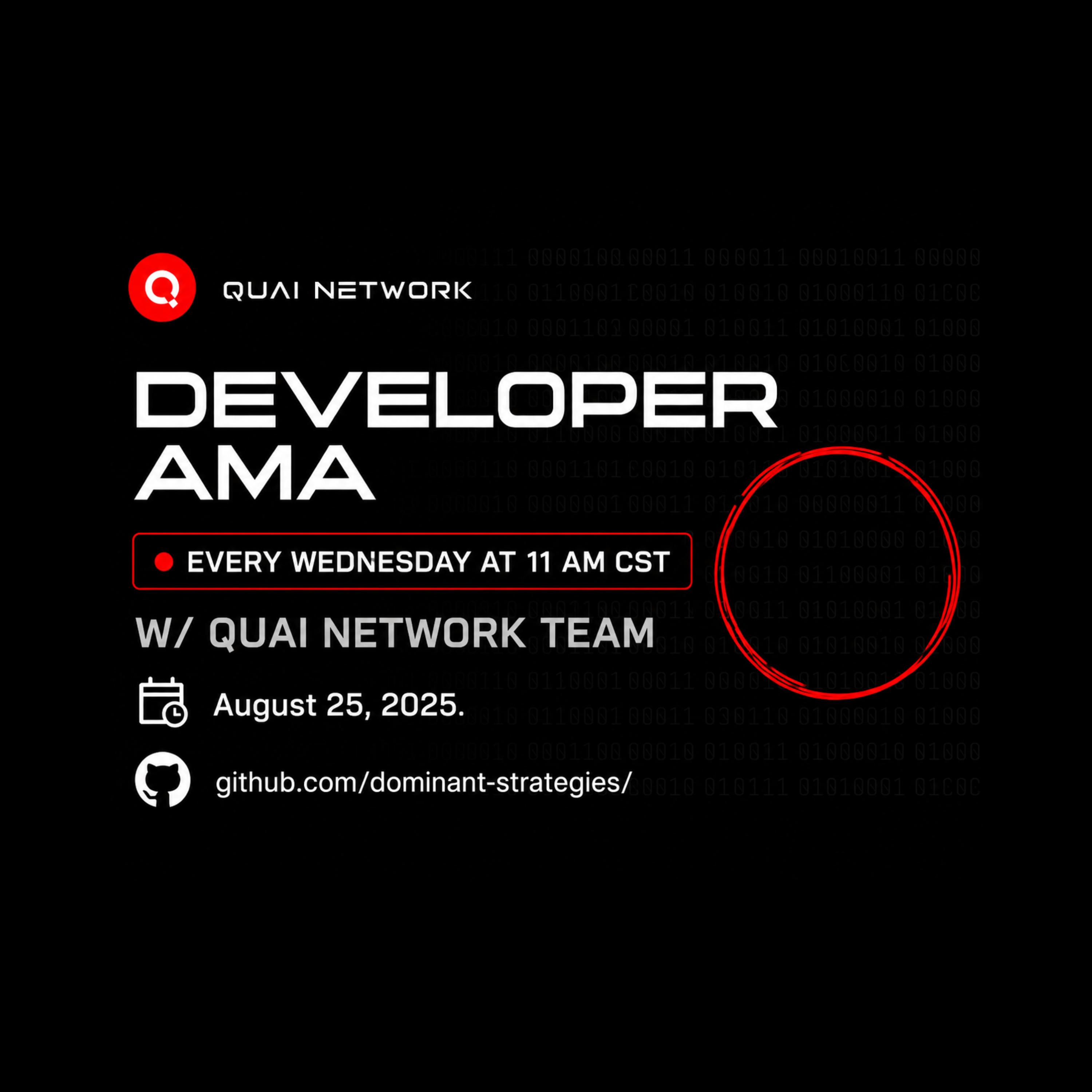 Aug 25, 2025 | Developer AMA with Quai Network Core Devs _ Blockchain, Consensus, Crypto | Quai Network AMA Archive episode artwork