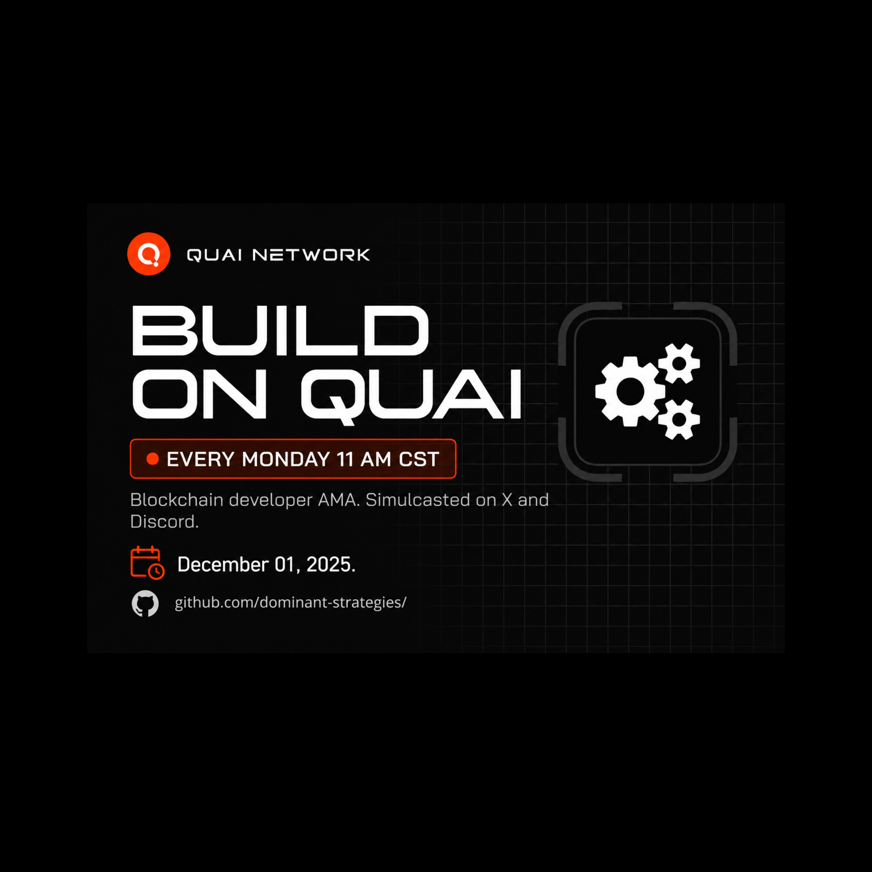 Dec 01, 2025 | Developer AMA with Quai Network Team – Staking QUAI, Conversions, Multi-algo Mining | Quai Network X-Space AMA episode artwork