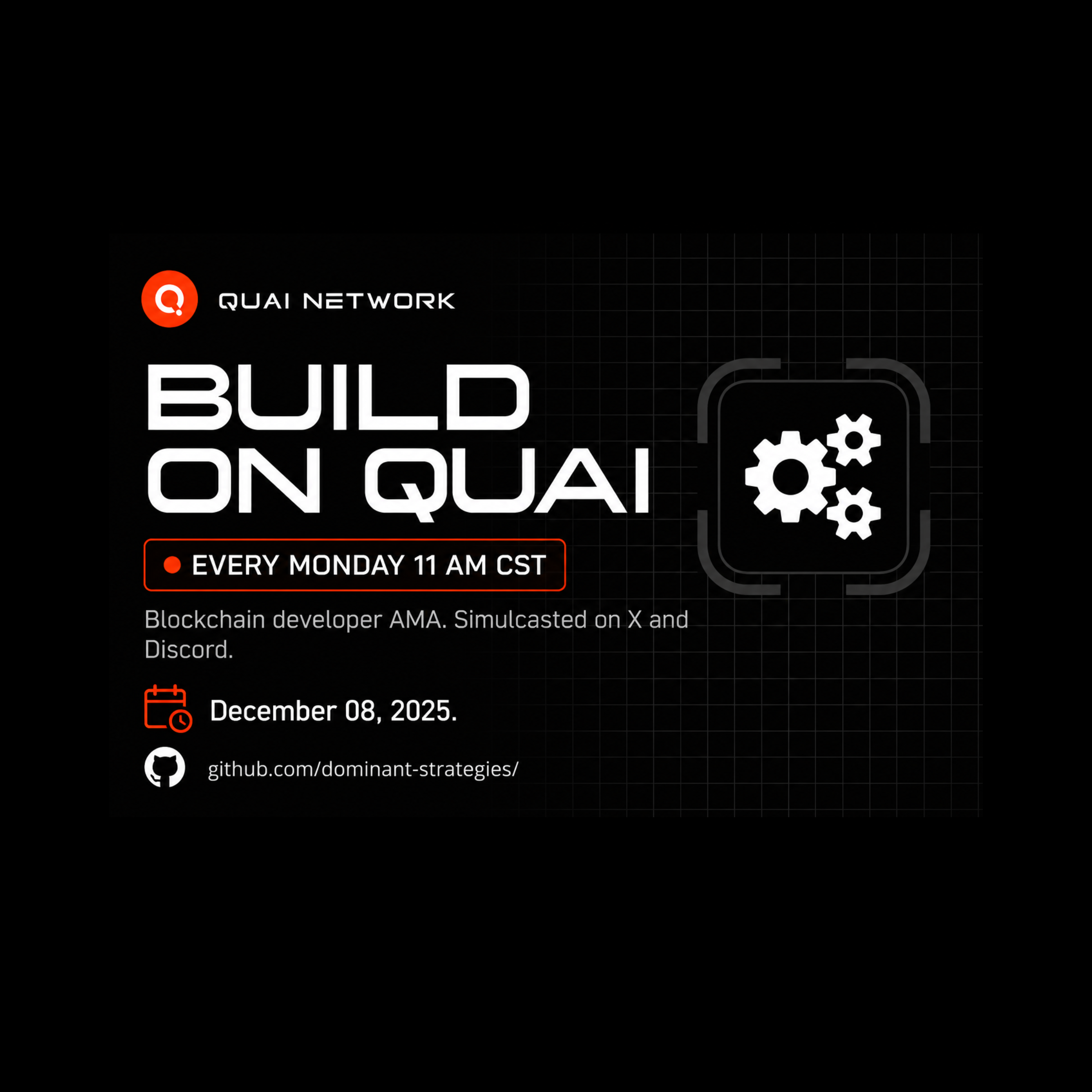 Dec 08, 2025 | Developer AMA – SOAP testnet, Quai Qi Controller, Mining | Quai Network X-Space AMA episode artwork