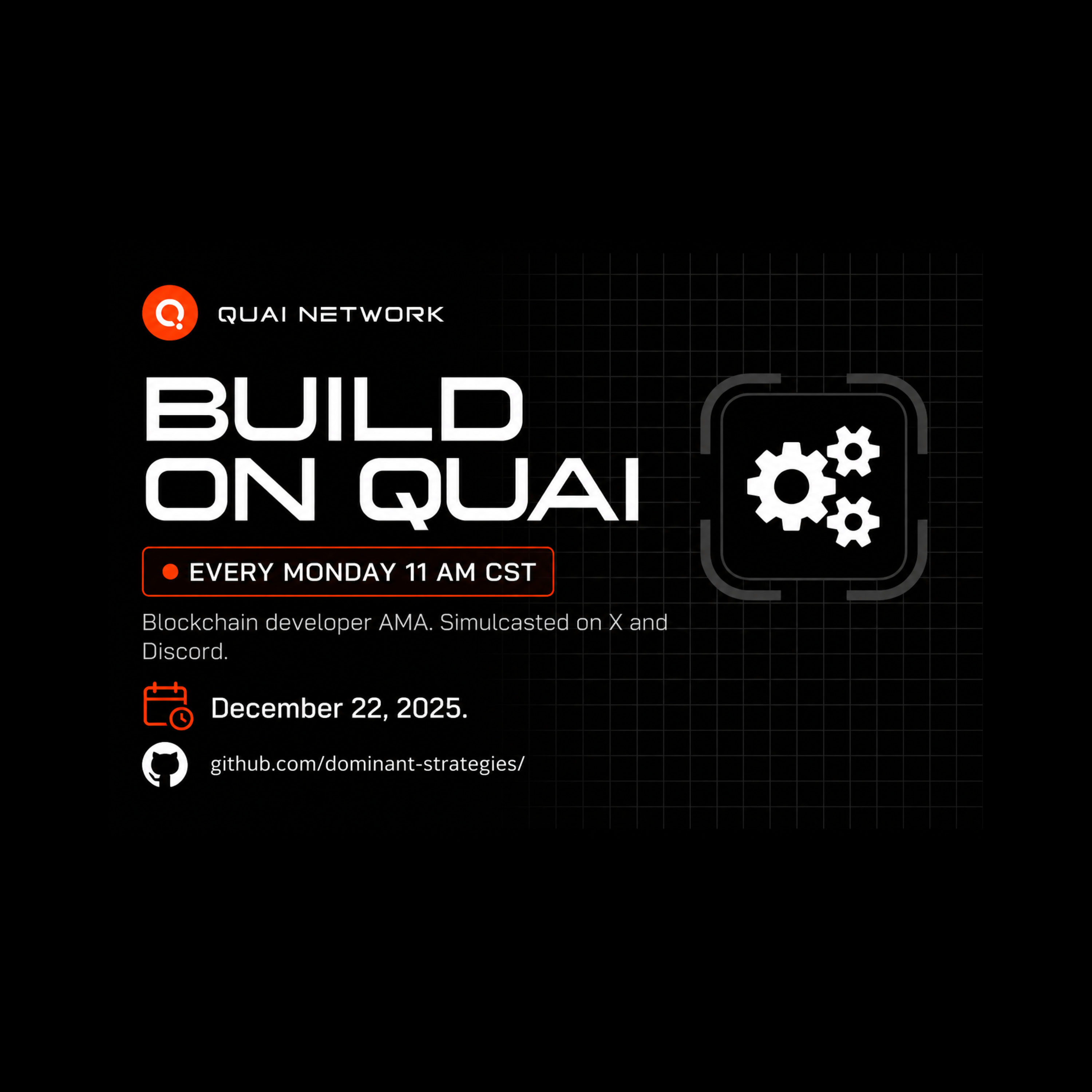 Dec 22, 2025 | Developer AMA | Quai Network X-Space AMA episode artwork