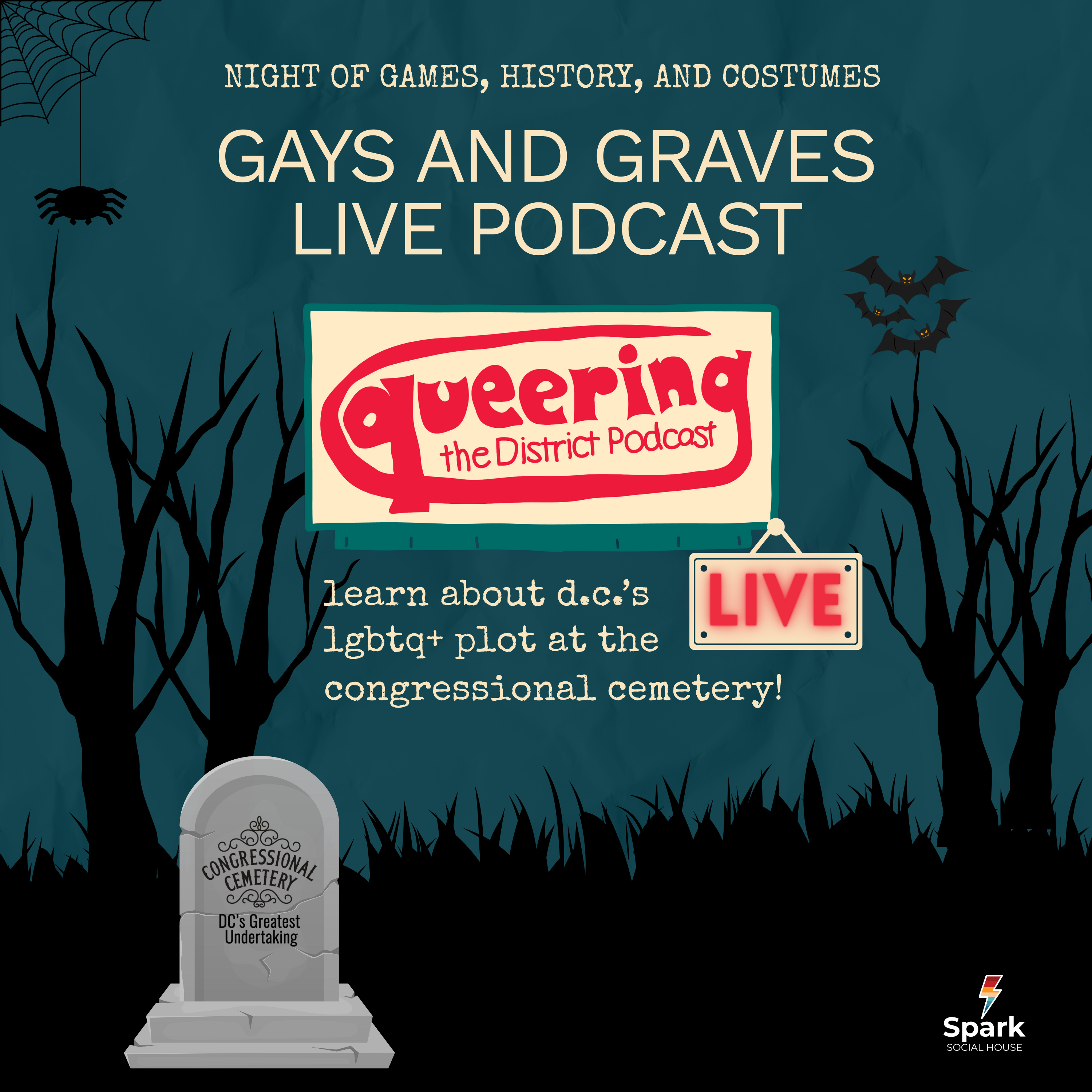 bonus episode: gays and graves – a live podcasting event
