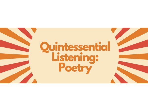 Quintessential Listening: Poetry - Jerry Brunoe Rebroadcast episode artwork