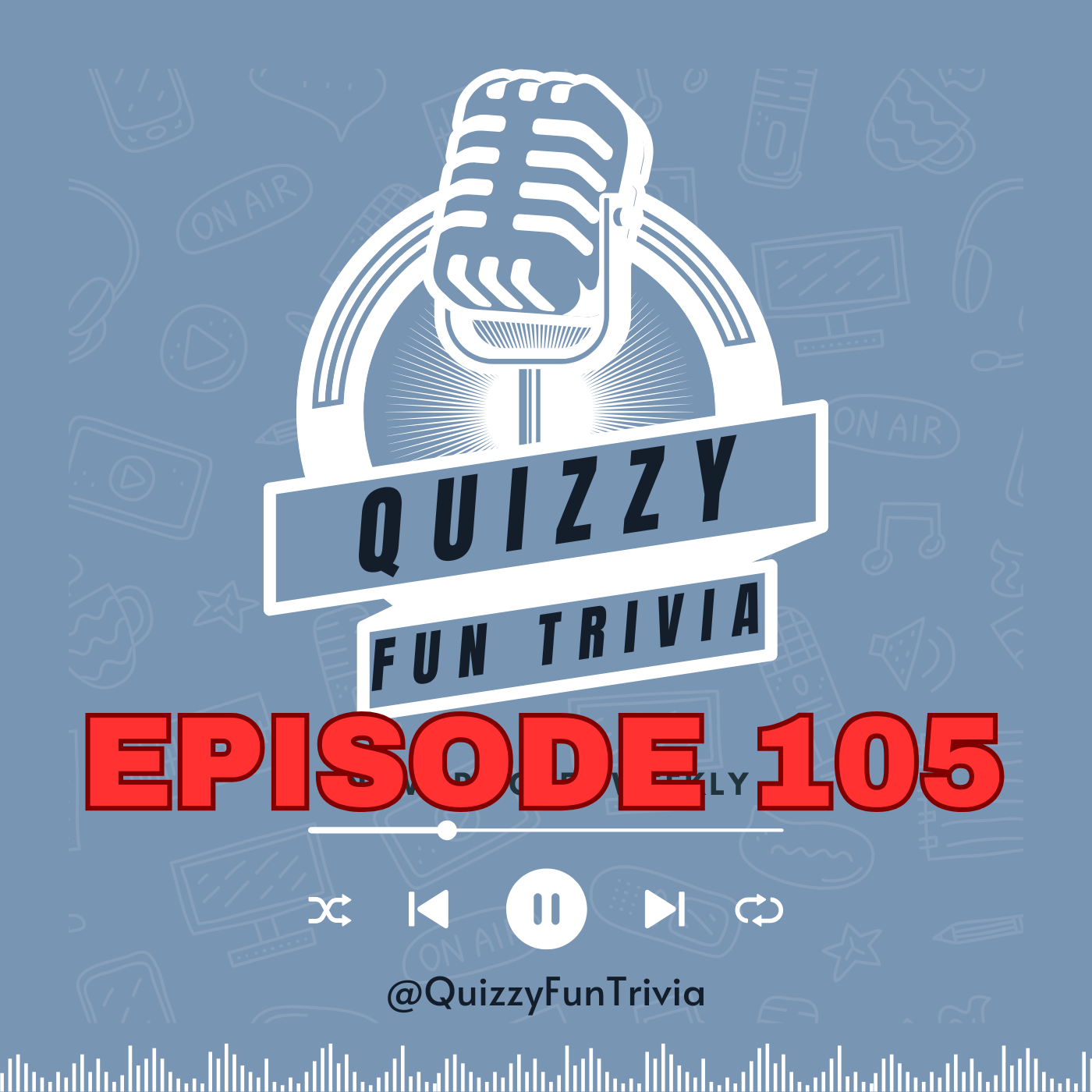 Quizzy #105: Horror Comedies, Oceania, Triple D Words episode artwork