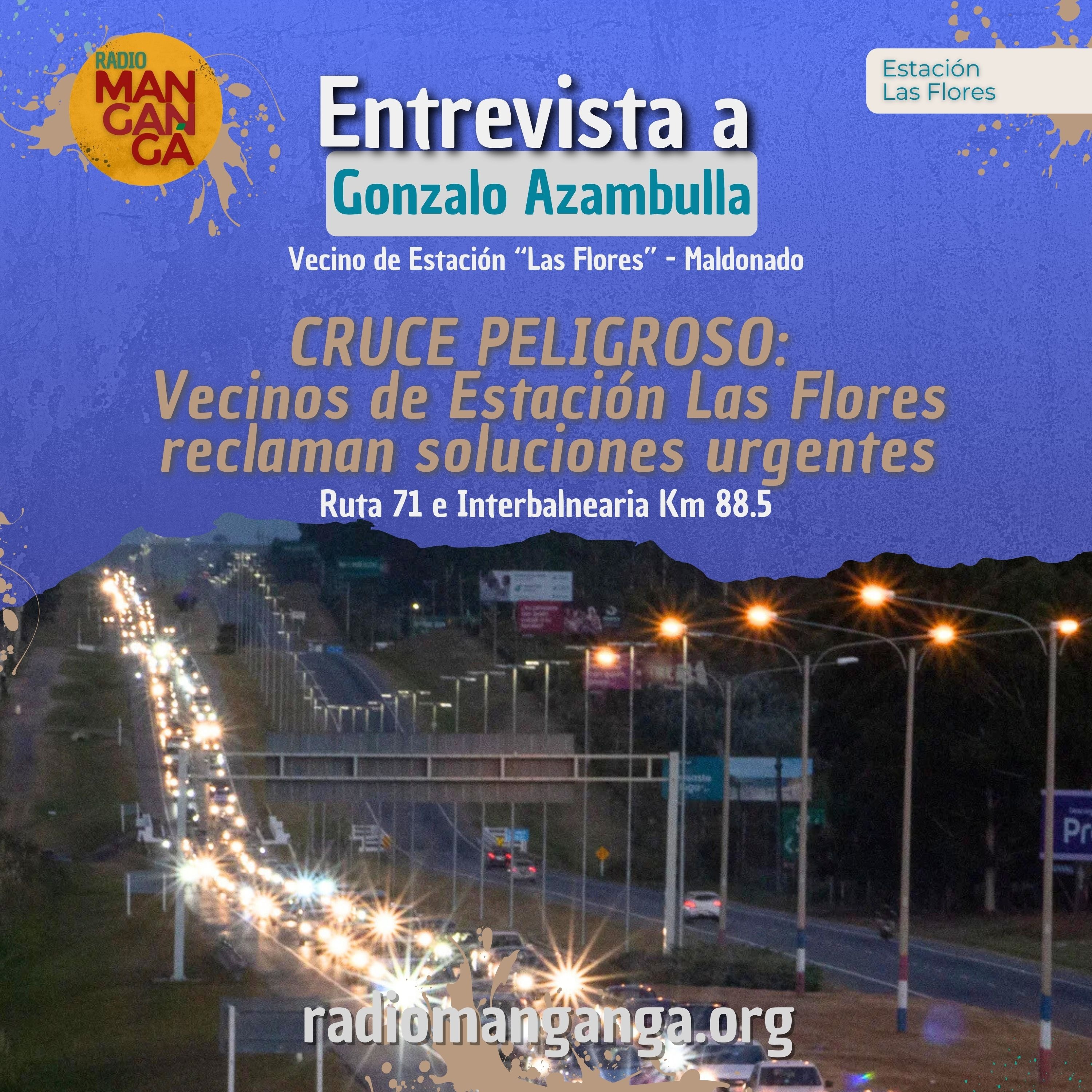 CRUCE PELIGROSO: Vecinos de Estación "Las Flores" reclaman soluciones urgentes episode artwork