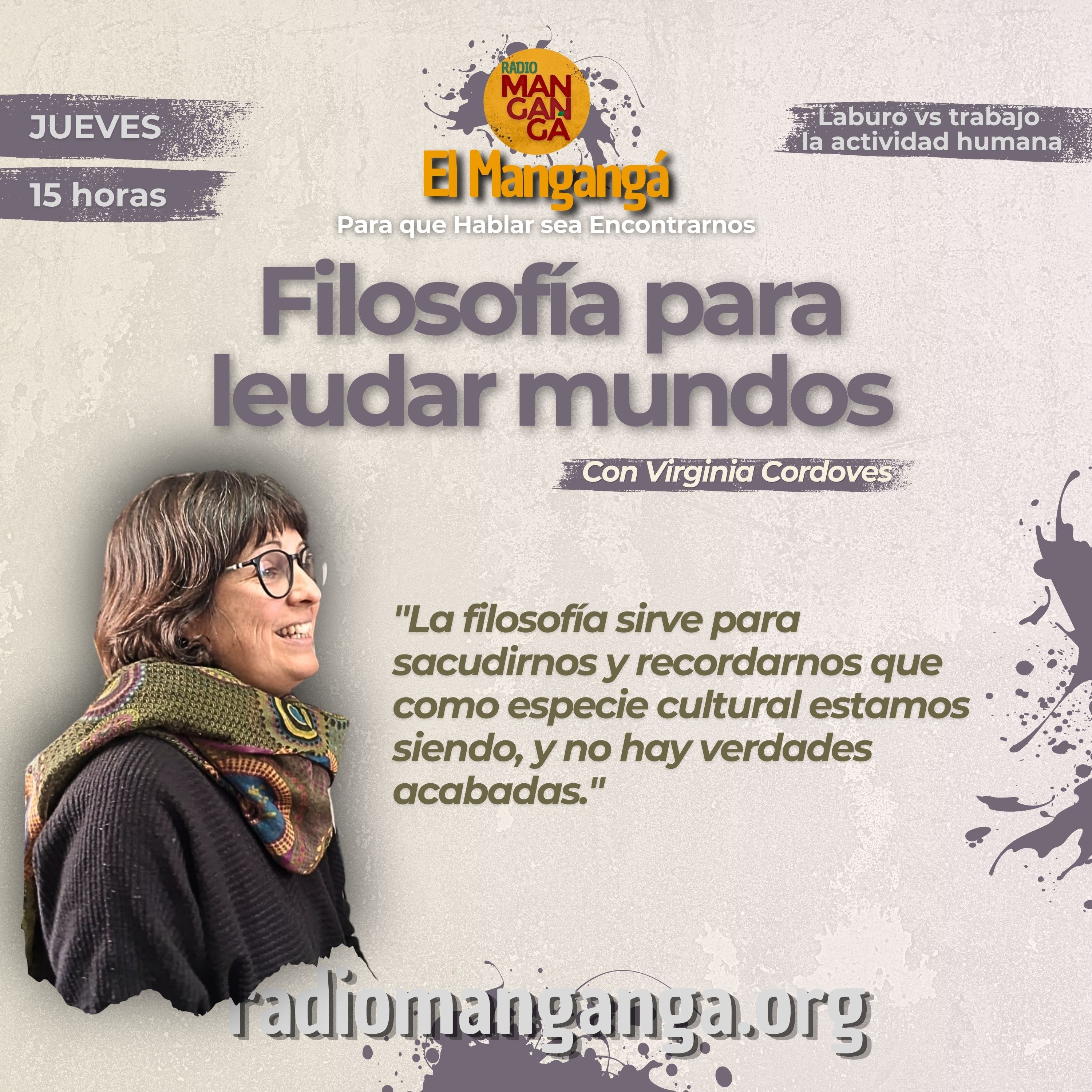 El Mangangá, "Filosofia para leudar mundos" episode artwork