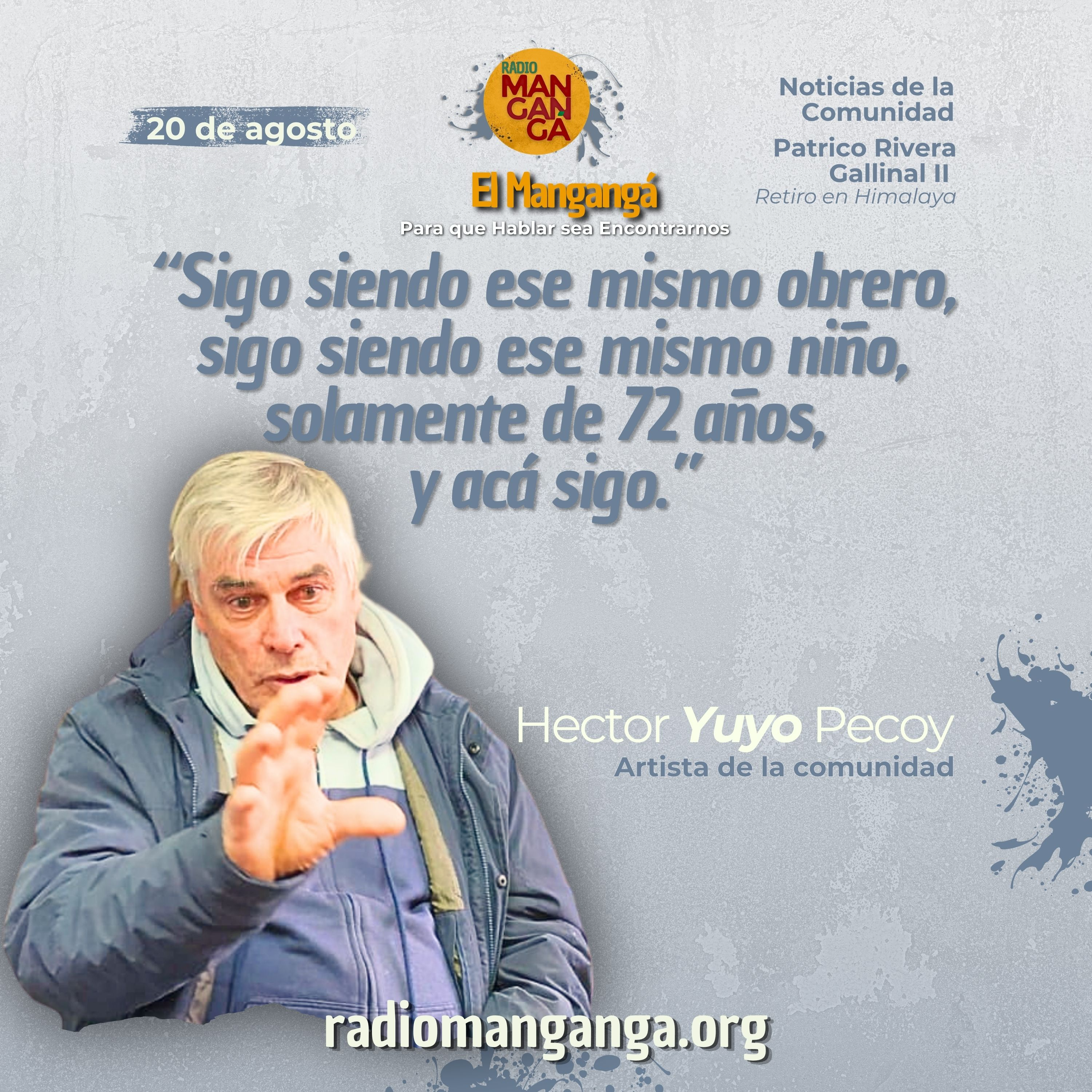 El Mangangá - Yuyo Pecoy, artista de la comunidad...y más. episode artwork