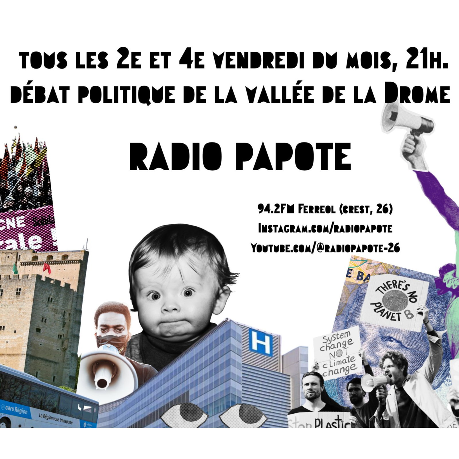 Radio Papote du 24 avril 2026 - Mobilisation contre les datacenters de l'intelligence artificielle episode artwork