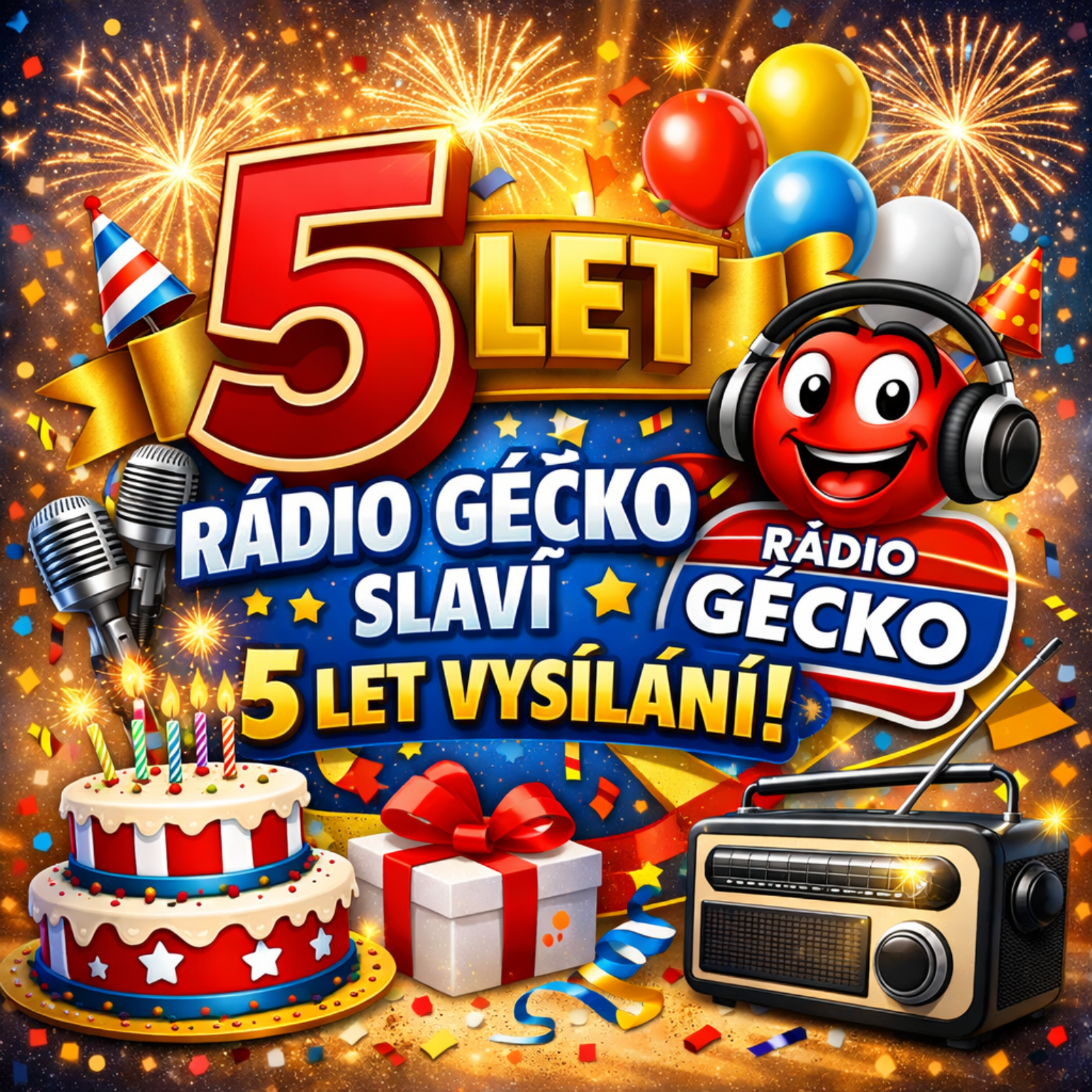 Géčko slaví 5 let - Merito ( David & Vondy )