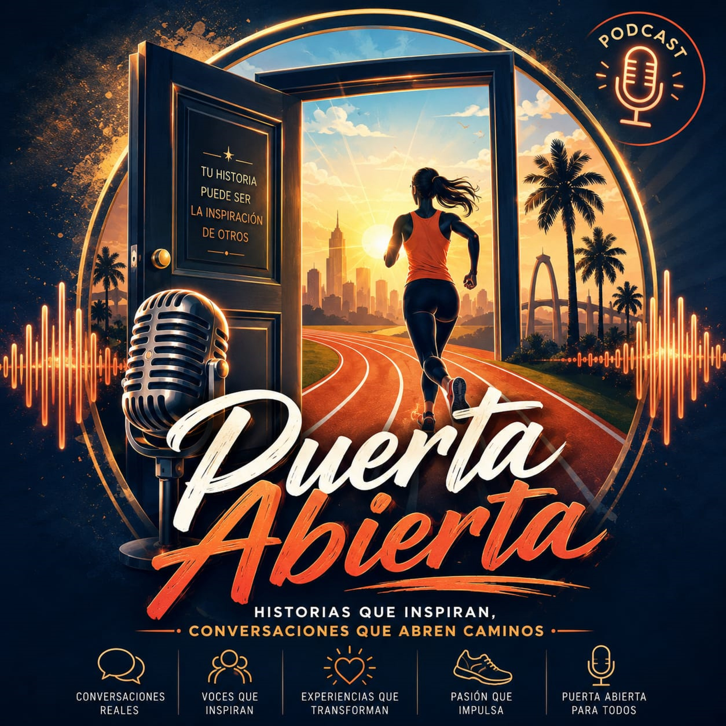 Podcast: Puerta Abierta conducido por Artemisa Gallegos episode artwork