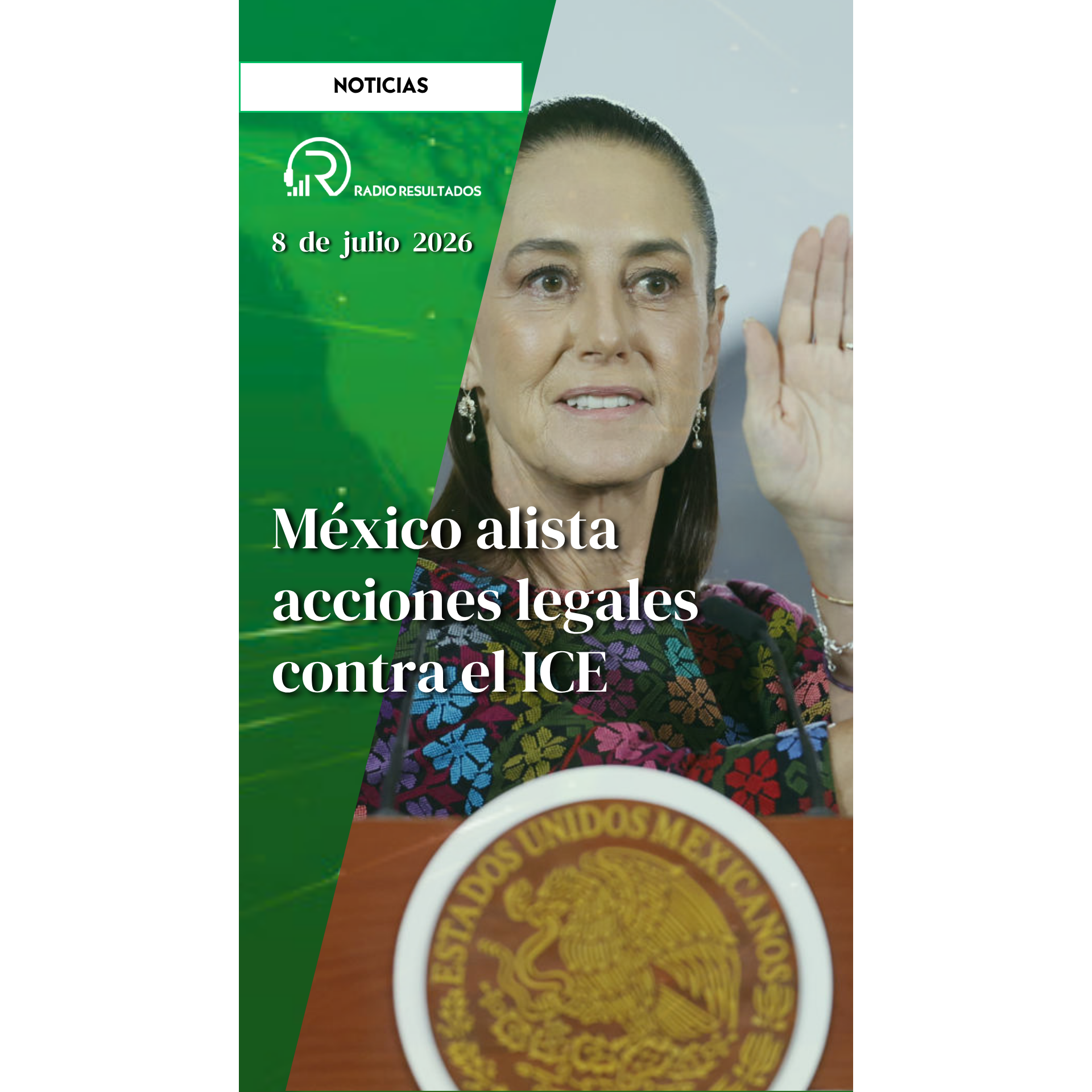 Noticias Miércoles 8 de julio 2026 episode artwork
