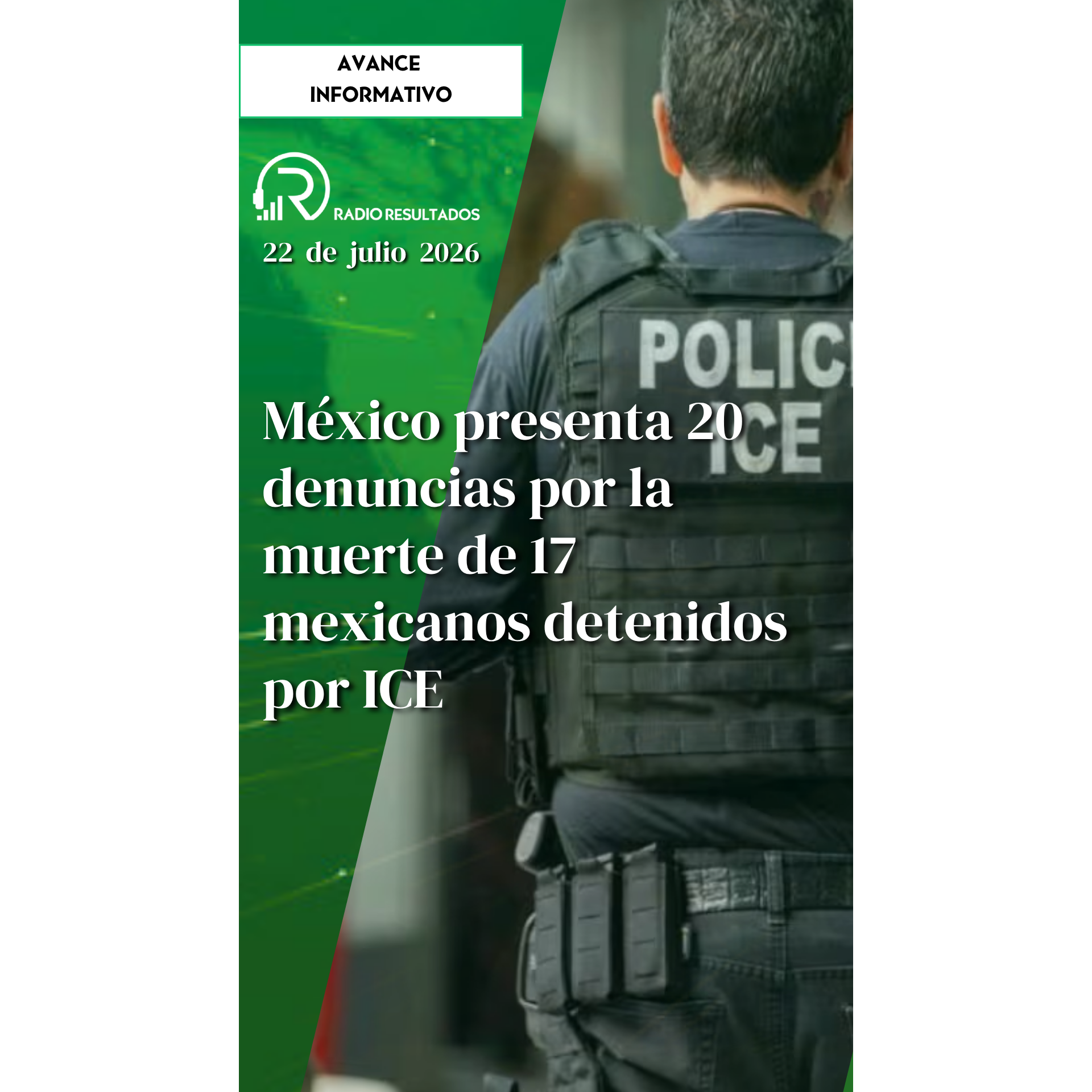 Avance informativo Miércoles 22 de julio  episode artwork
