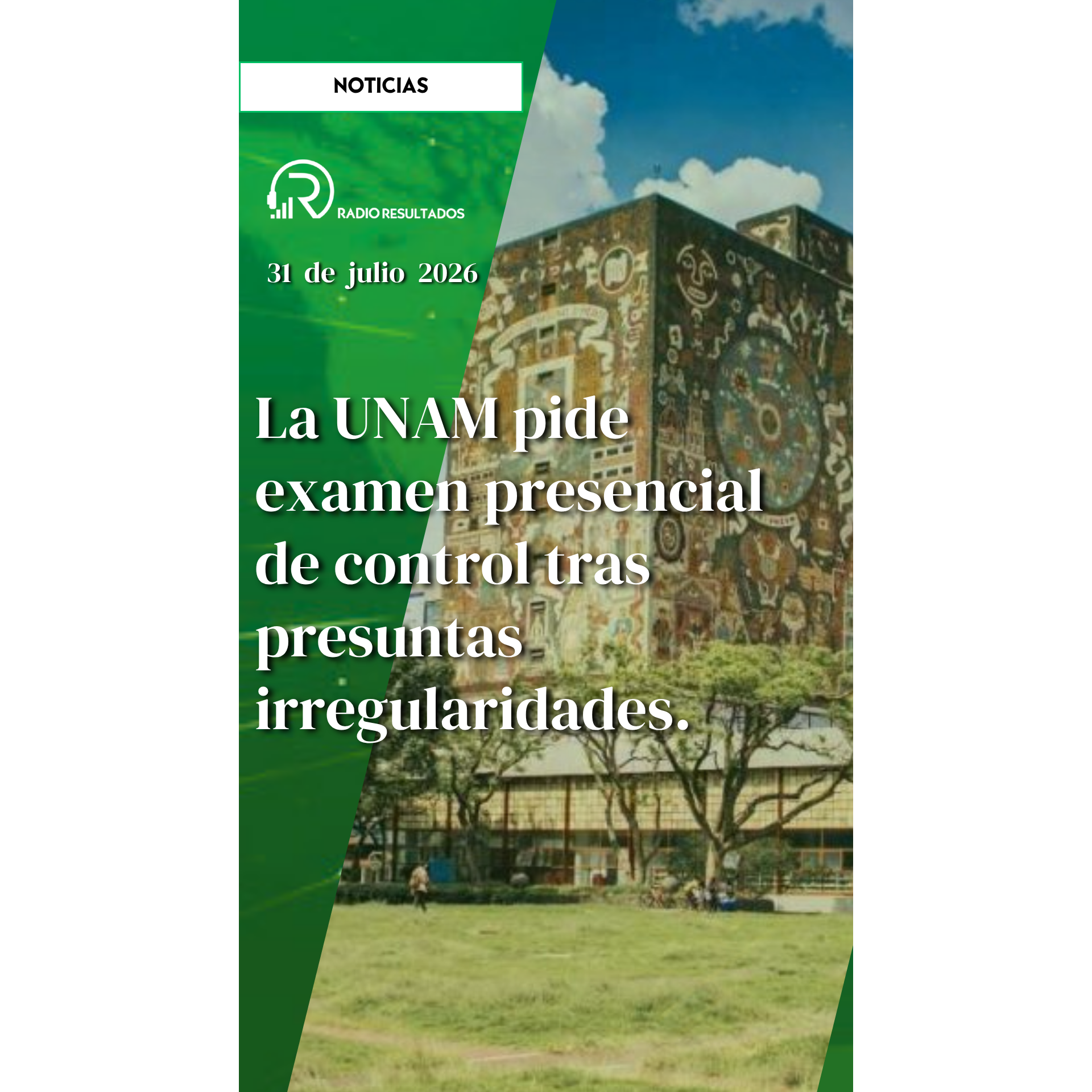Noticias Viernes 31 de julio 2026 episode artwork