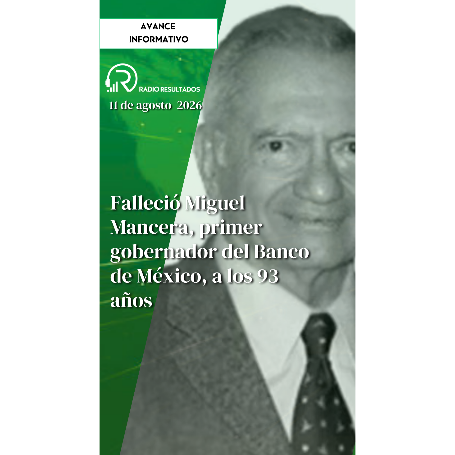 Avance informativo Martes 11 de agosto 2026 episode artwork