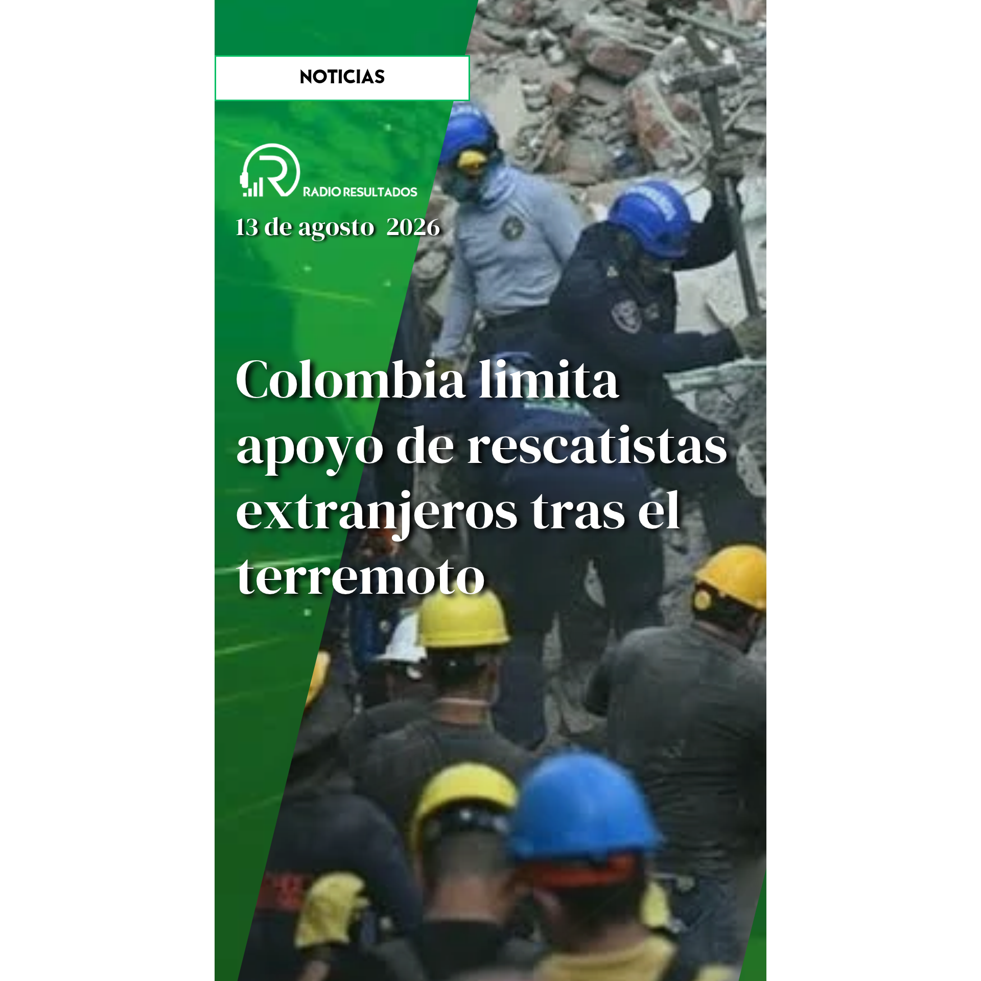 Noticias Jueves 13 de agosto 2026 episode artwork