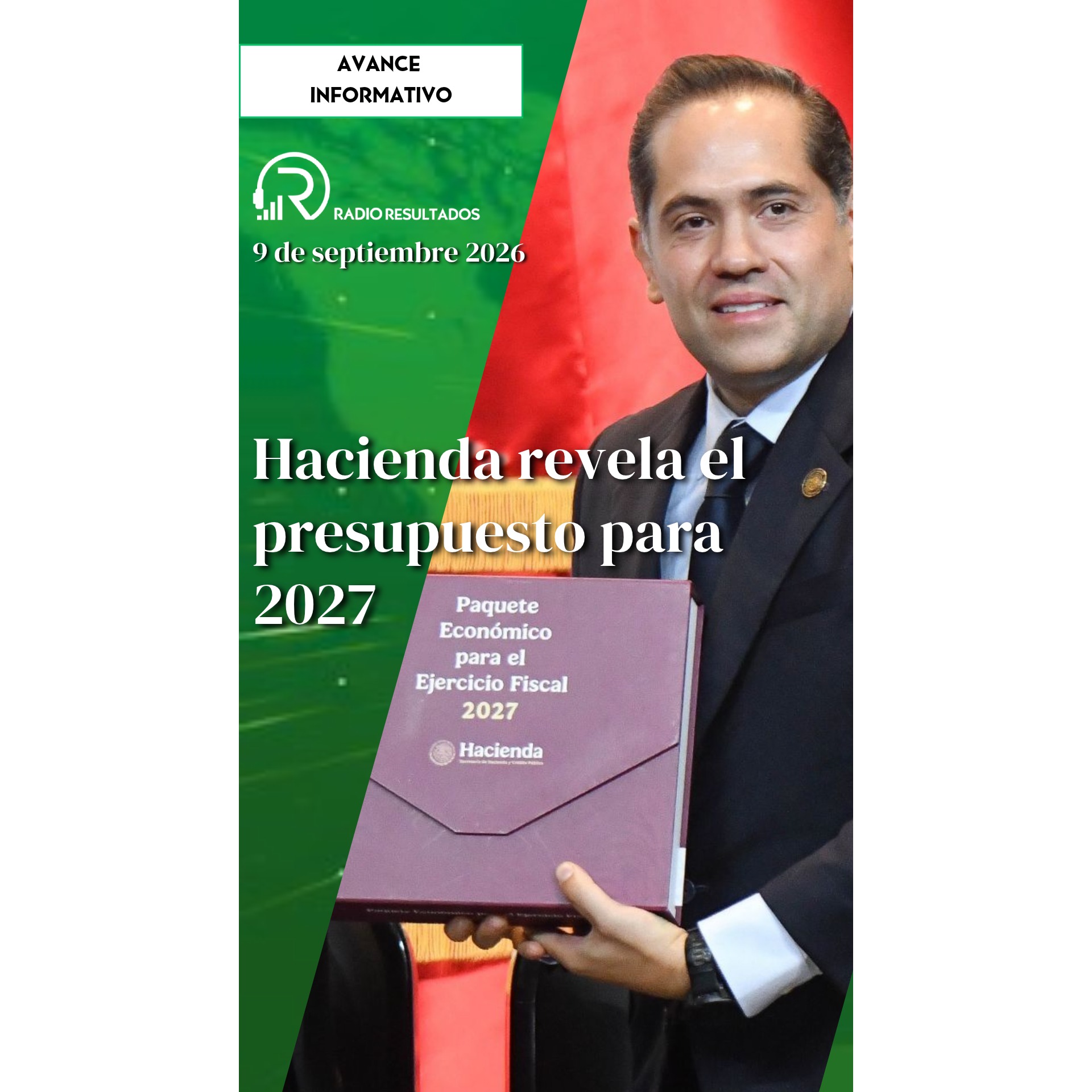 Avance informativo Miércoles 9 de septiembre 2026 episode artwork