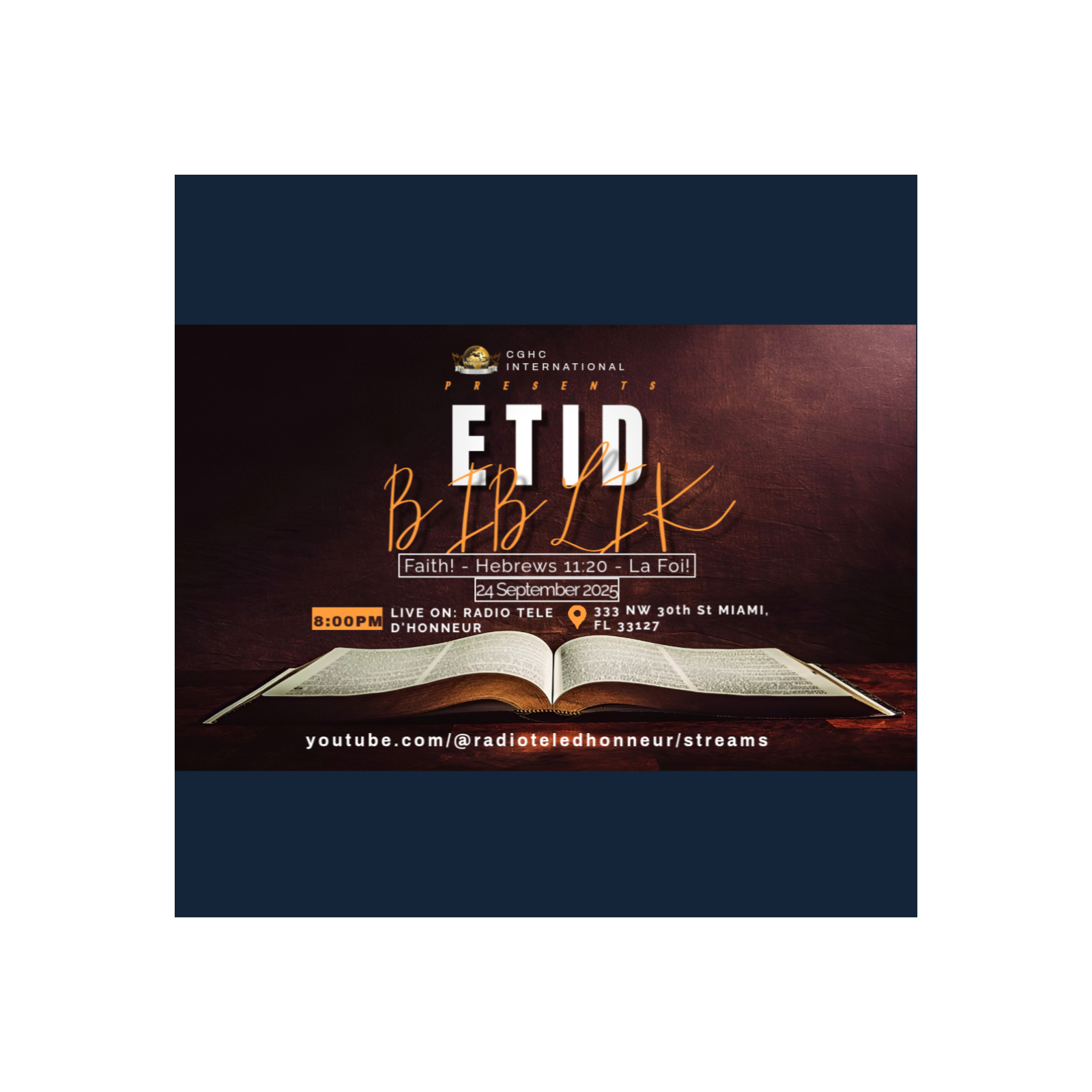 RADIO TELE D\'HONNEUR | POUR UNE JOURNÉE BÉNIE ET REMPLIE D\'ESPÉRANCE |PRIÈRE DU MATIN|DHONNEUR |CGHC