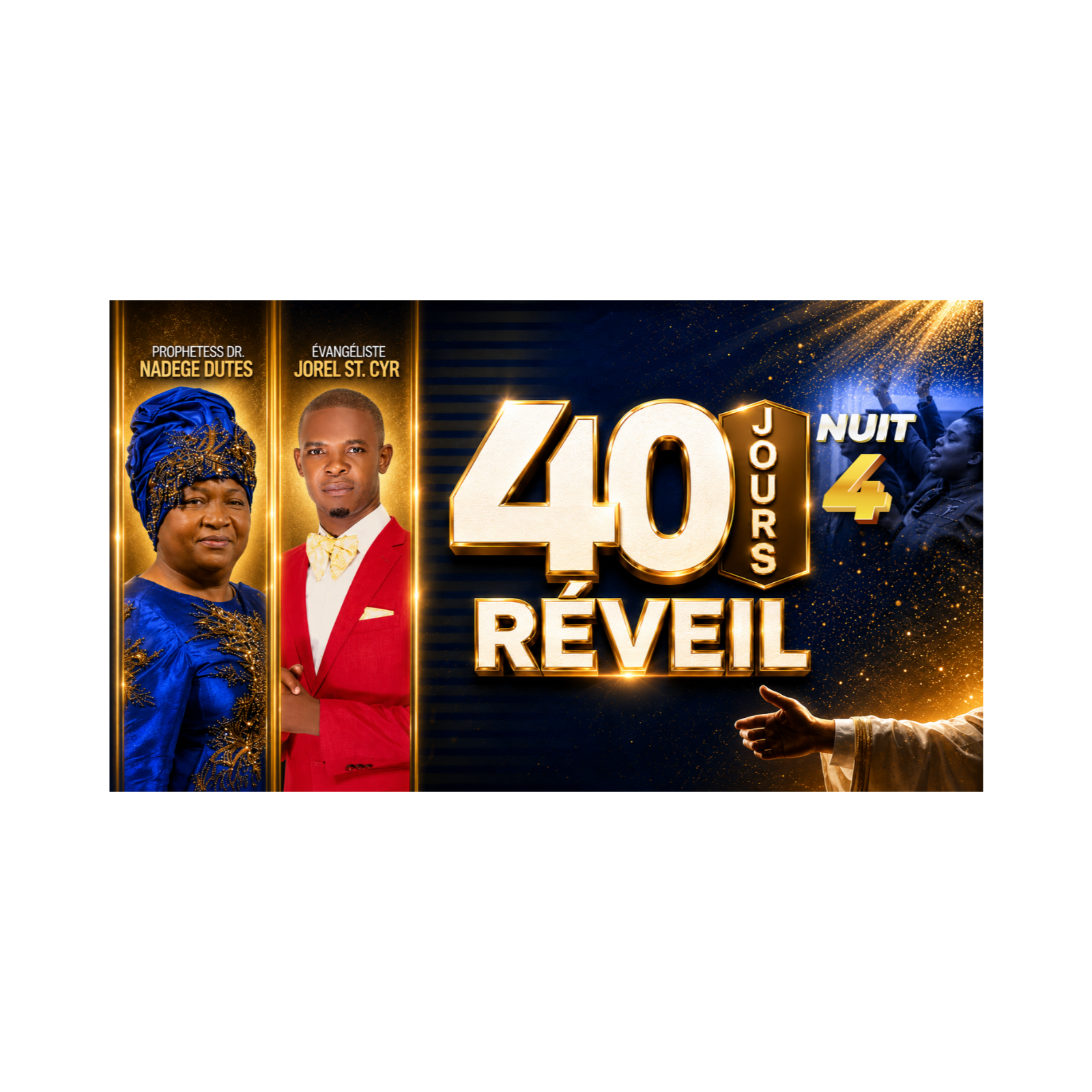 6.24.26 - Matthew 8:5-13 - Night 4 - 40 Days 2026 | Prophetesse Dr Nadege Dutes | CGHC International | EGLISE DE DIEU SAINTETÉ EN CHRIST | 6.24.2026 Wednesday