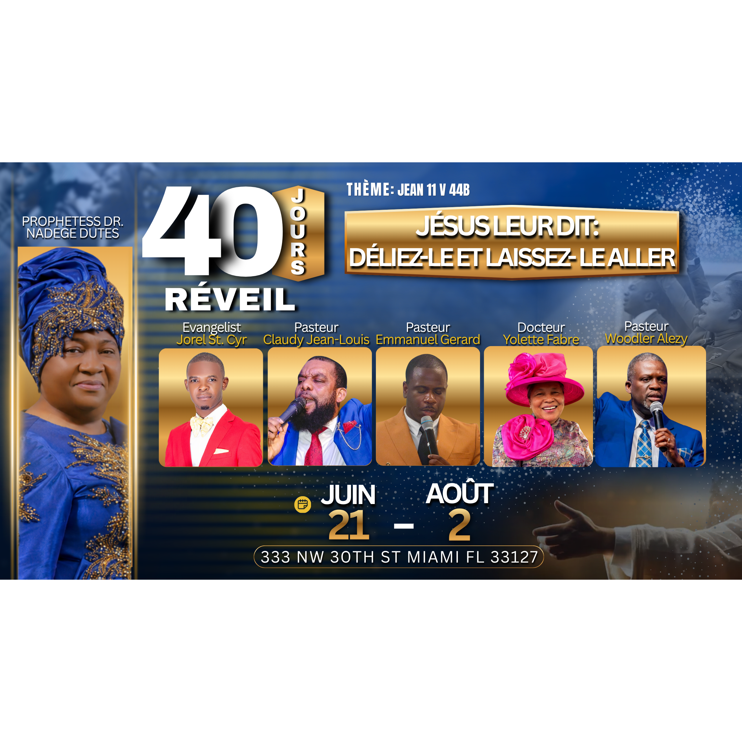 7.2.26 - Day 12 - 40 Days 2026 | Prophetesse Dr Nadege Dutes | CGHC International | EGLISE DE DIEU SAINTETÉ EN CHRIST | 7.2.2026 Thursday episode artwork