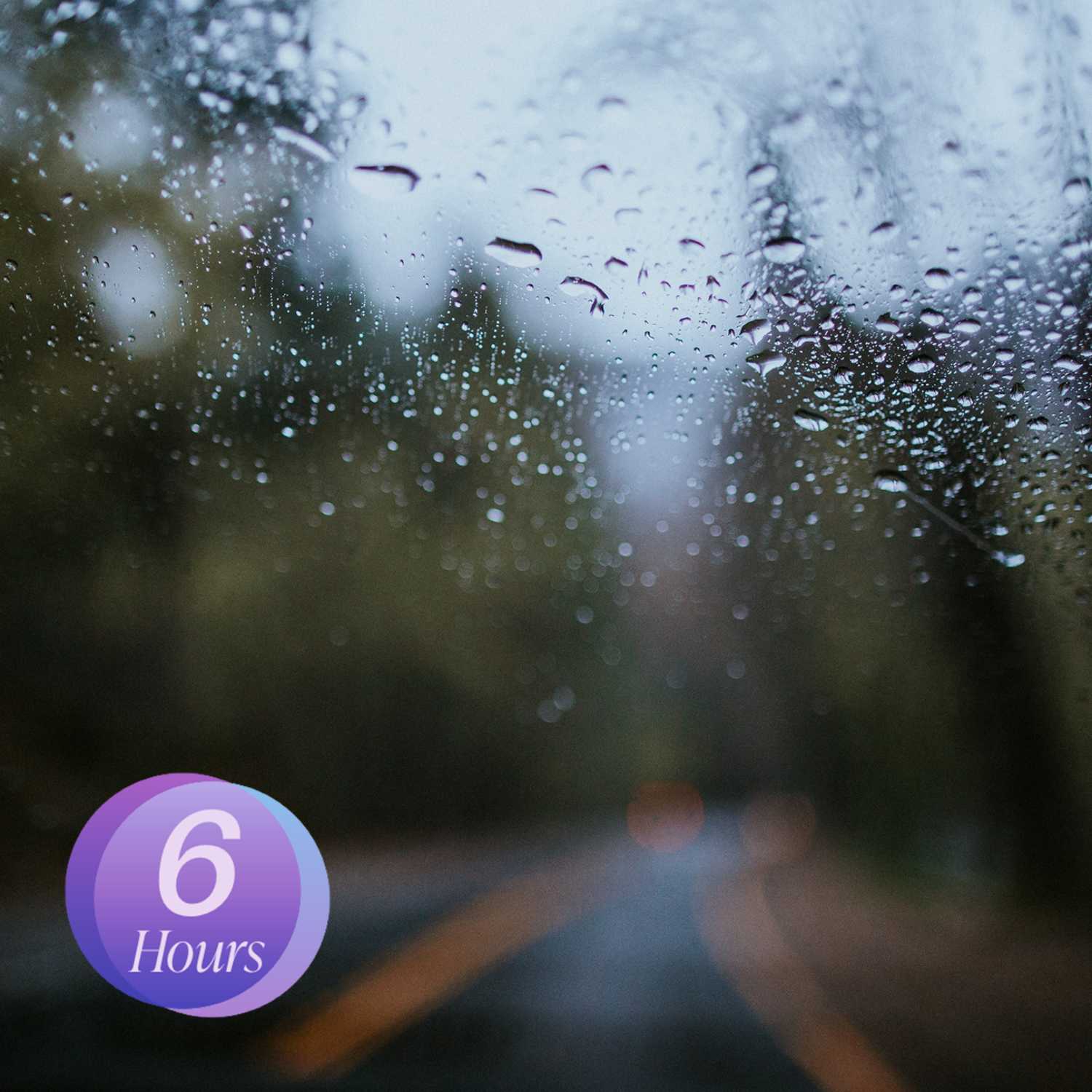 Rain on Windshield 6 Hours / Relaxing Sounds to Sleep, Study, Meditate
