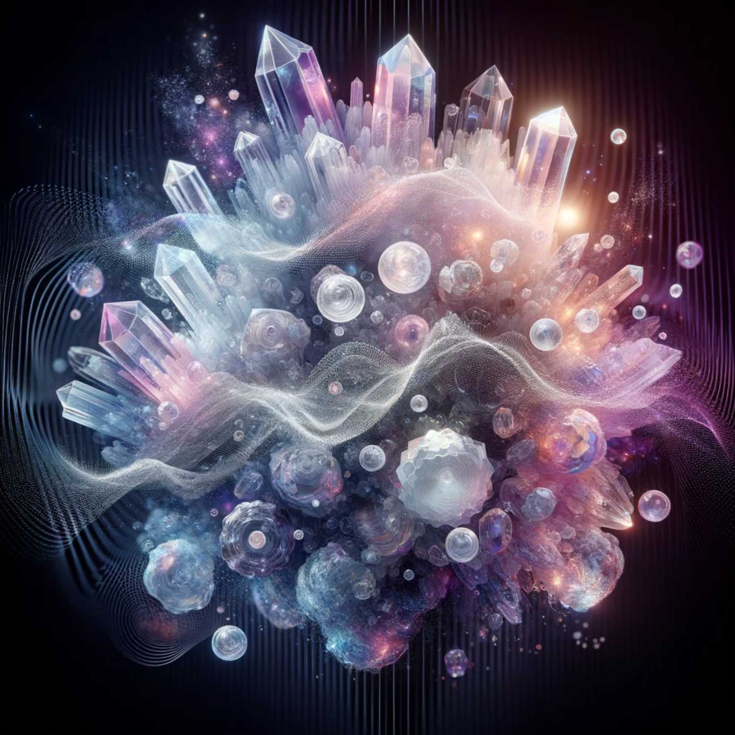 Crystal Vibrations 6 Hours / Relaxing Sounds to Sleep, Study, Meditate