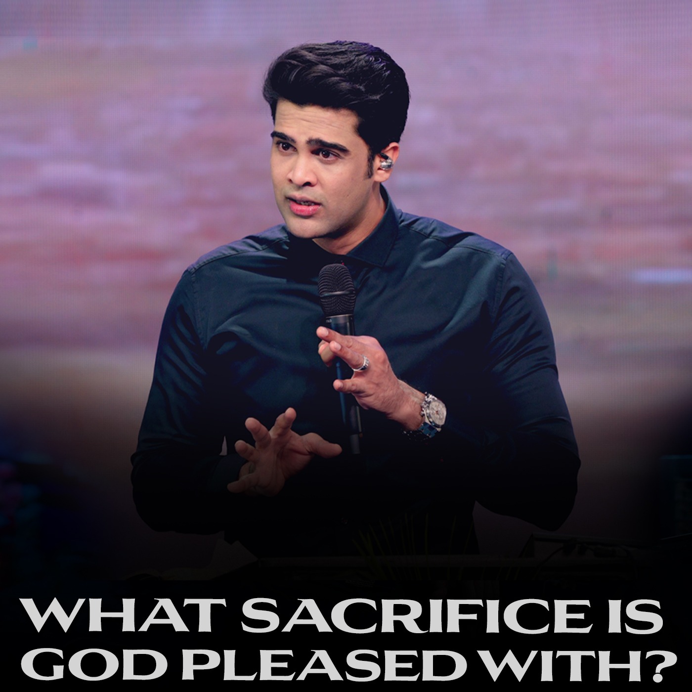 What sacrifice is God pleased with?