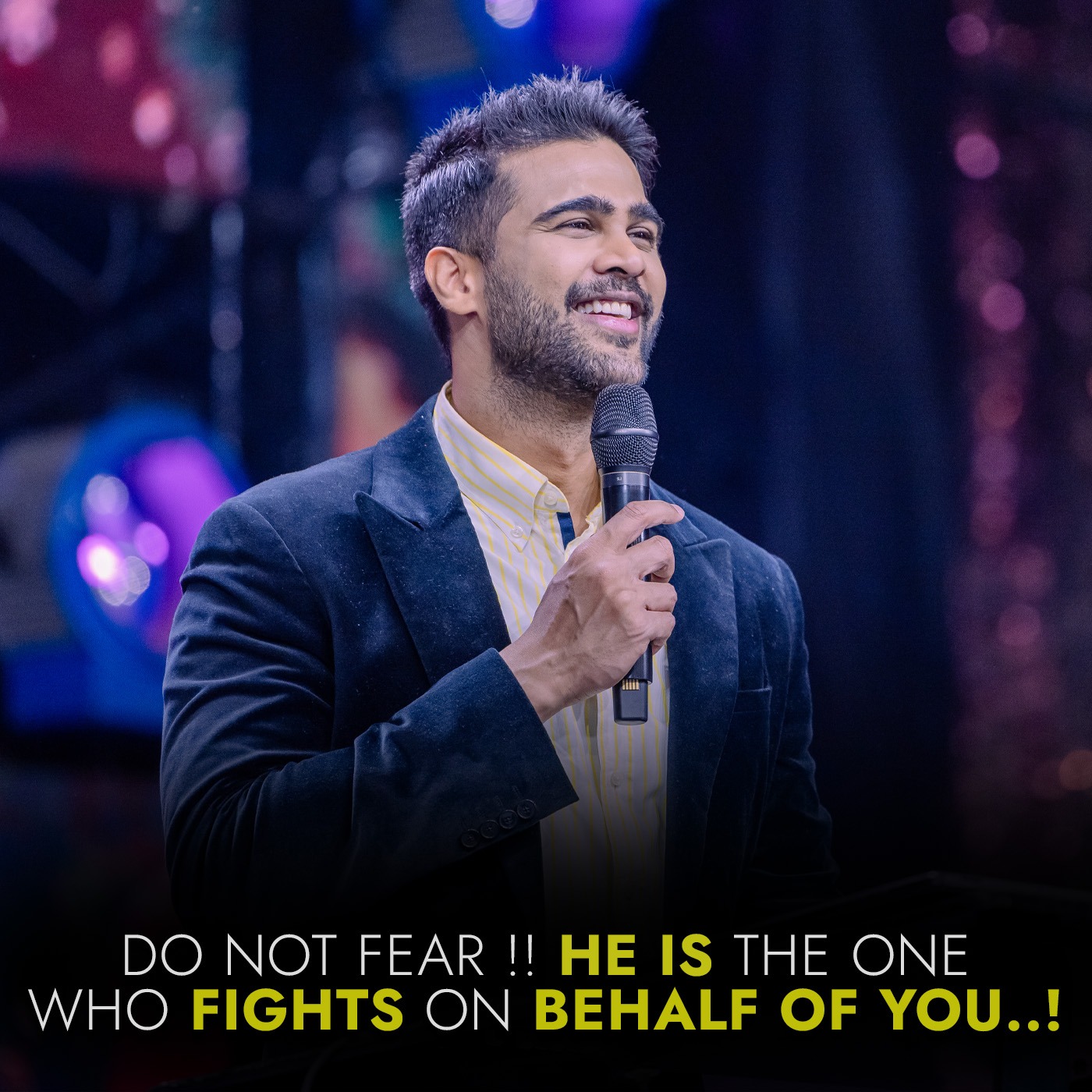 Do not fear !! He is the one who fights on behalf of you..!