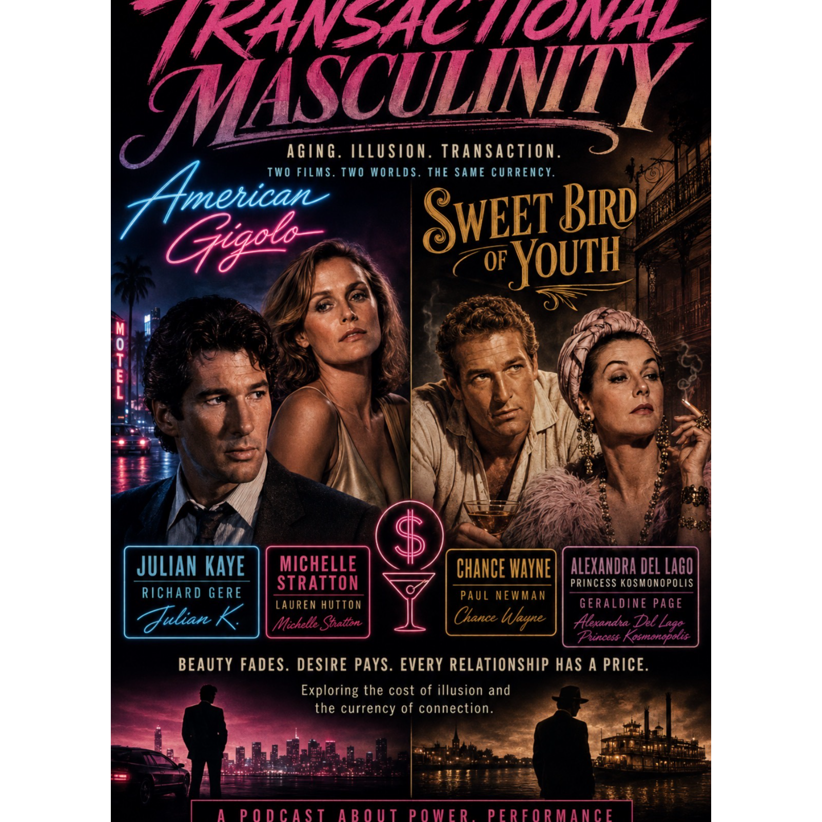 Transactional Masculinity inside "American Gigolo" & "Sweet Bird of Youth" (Movies)