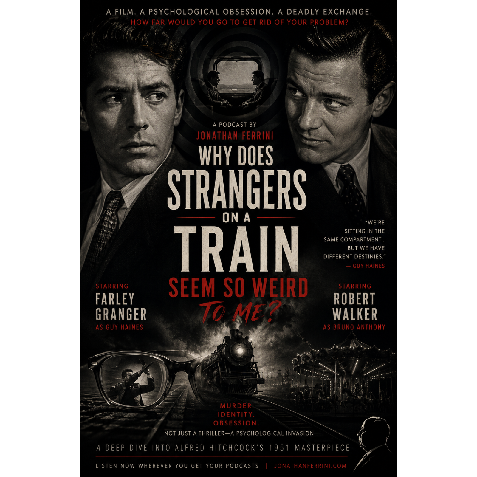 Alfred Hitchcock's "Strangers on a Train" (Movie 1951)
