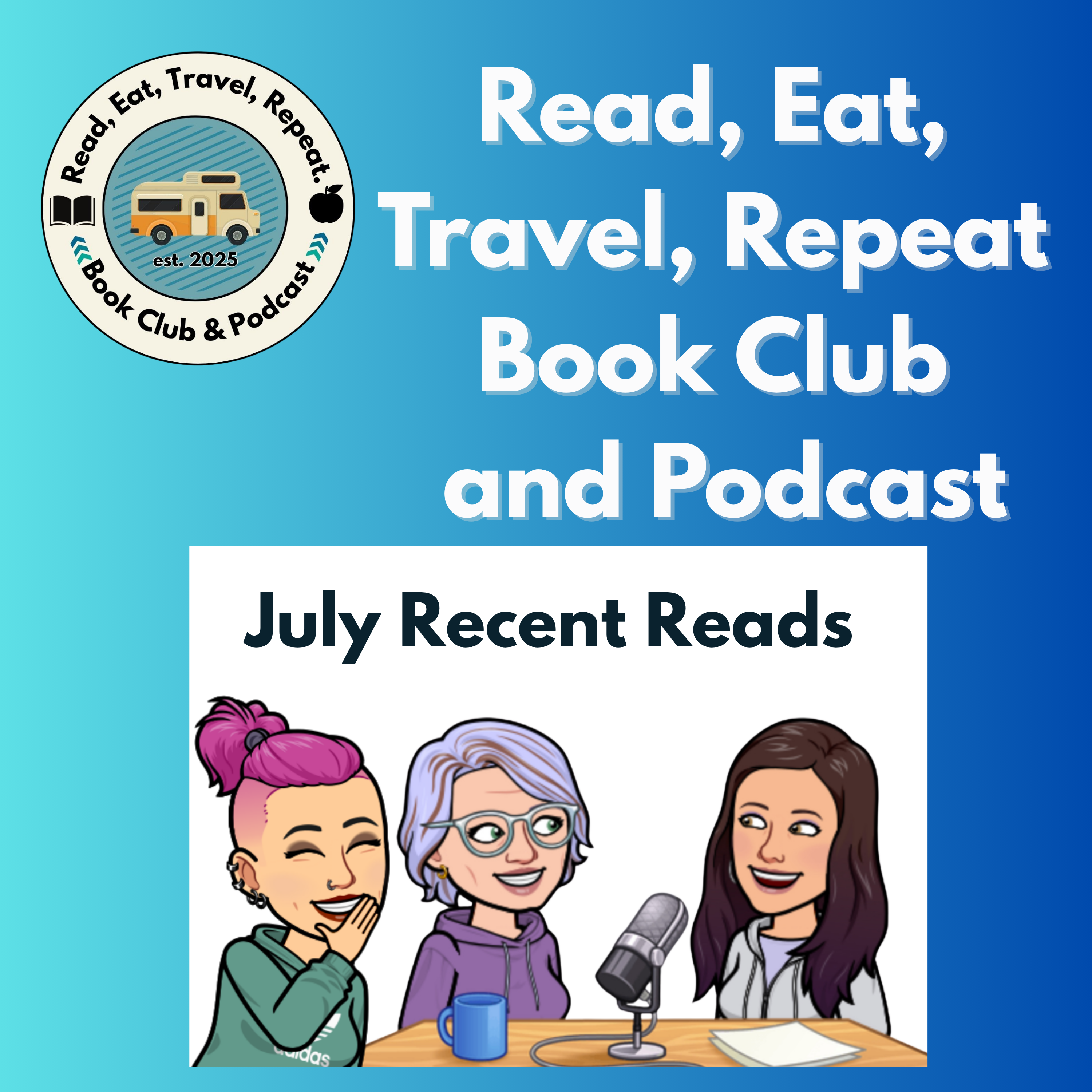 Read, Eat, Travel, Repeat Book Club and Podcast