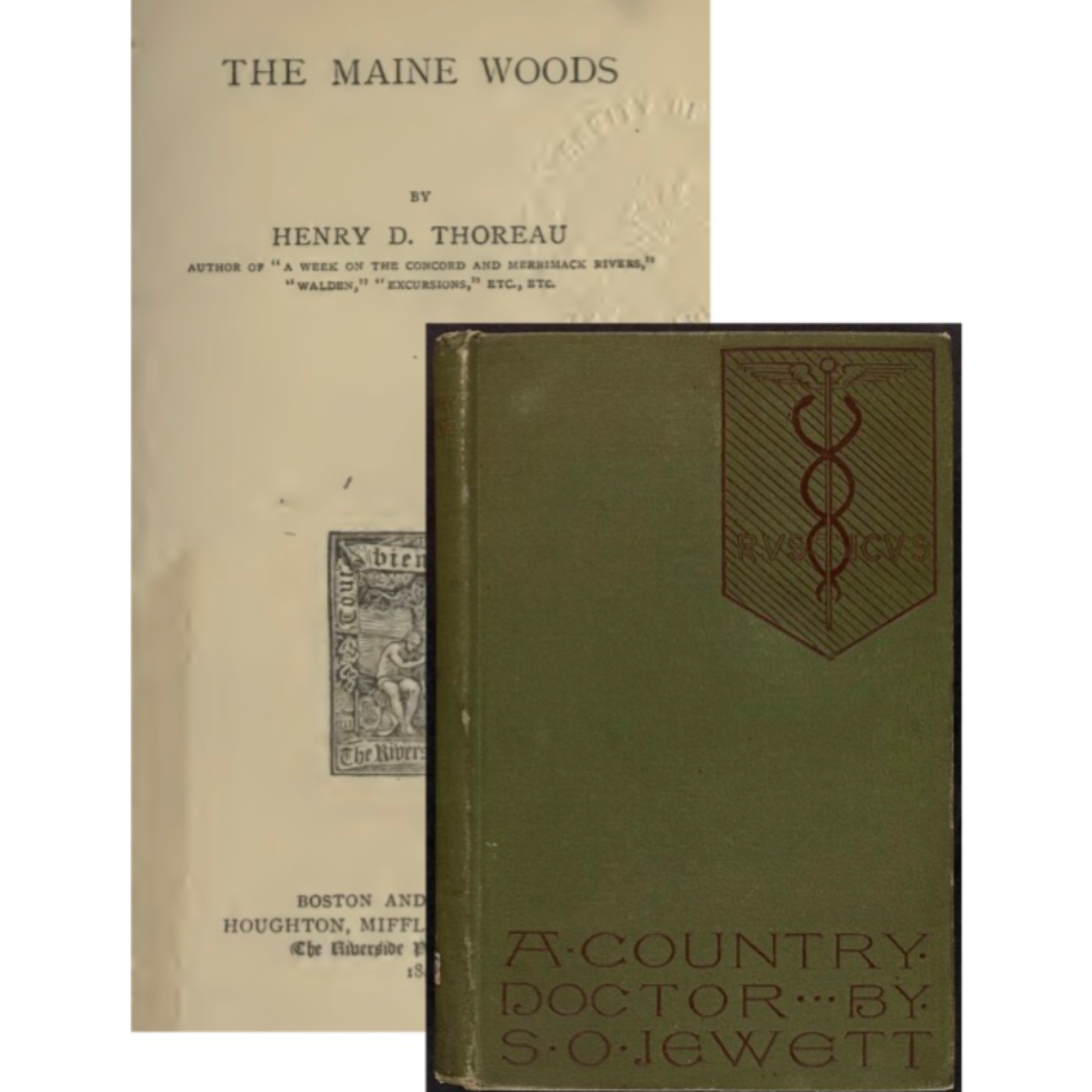 H. D. Thoreau, The Maine Woods, "Chesuncook," §3; Sarah Orne Jewett, A Country Doctor, ch. 11 episode artwork