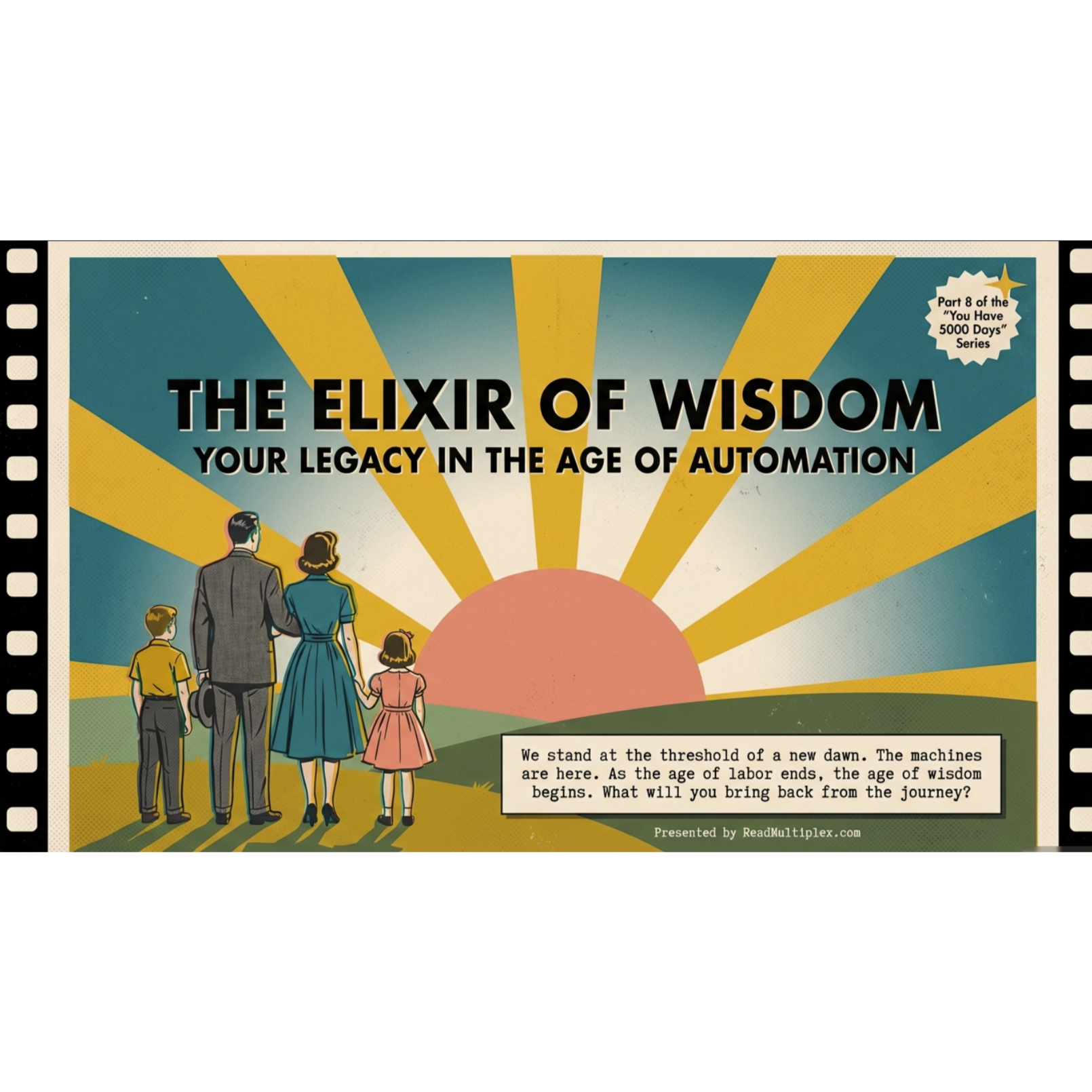 ReadMultiplex.com: You Have 5000 Days: Navigating the End of Work as We Know It. Part 8: Saving Your Wisdom.