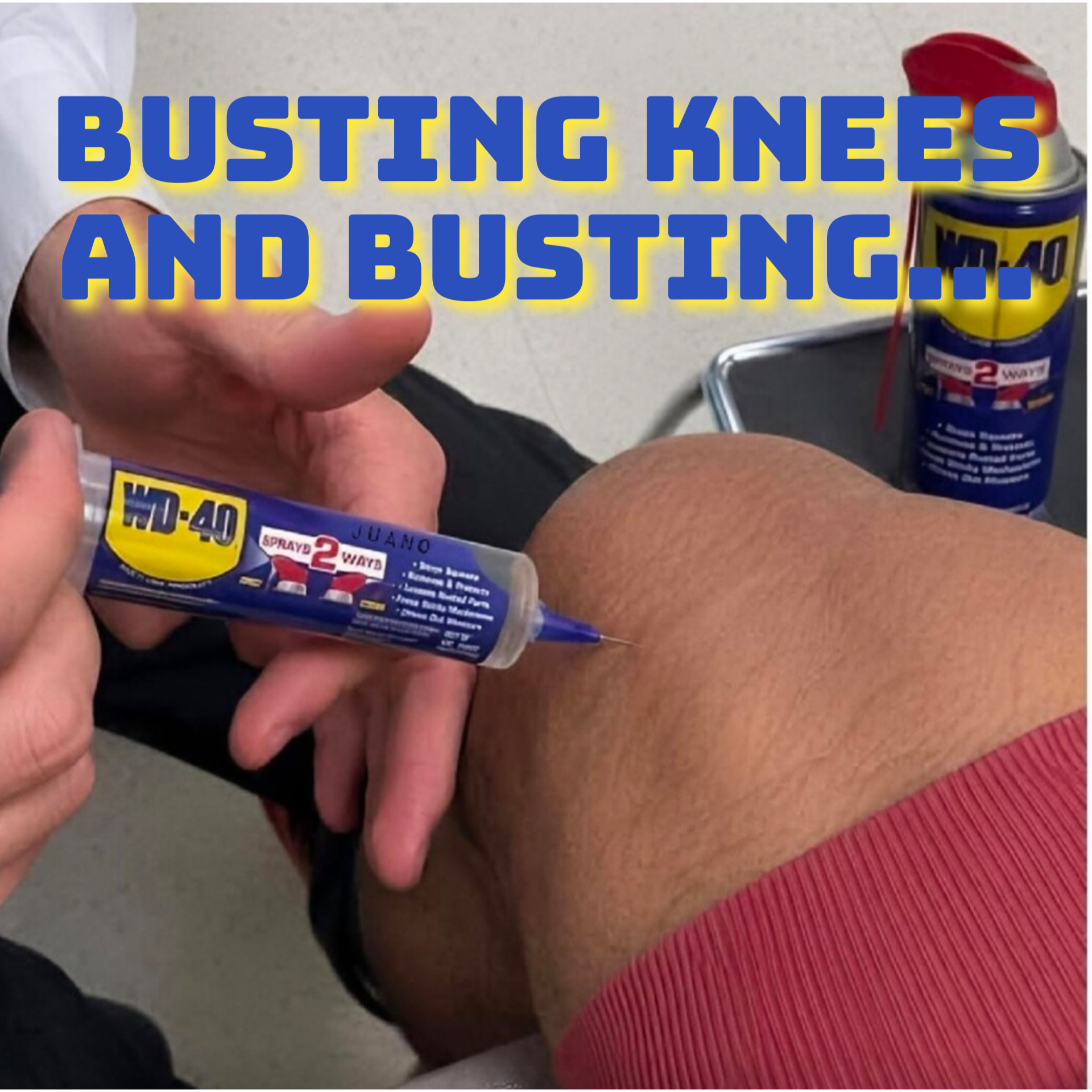 Busting knees and busting... episode artwork